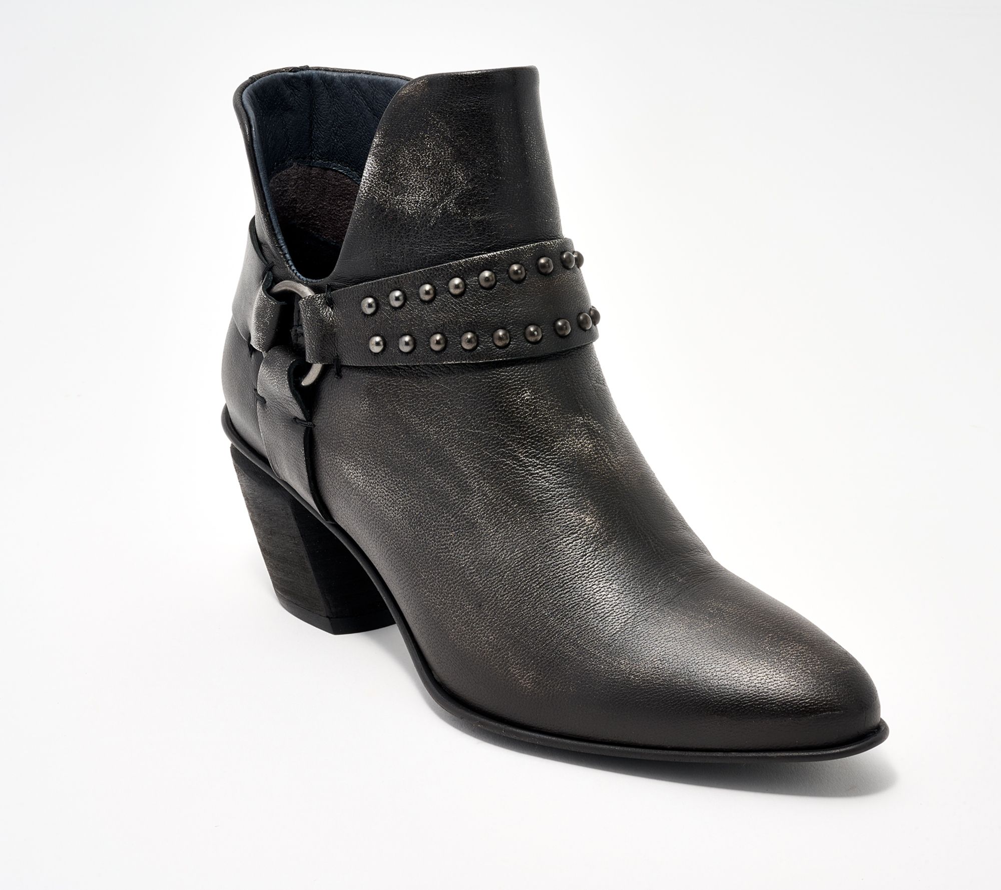 Miz Mooz Leather Heeled Ankle Boots - Jayda