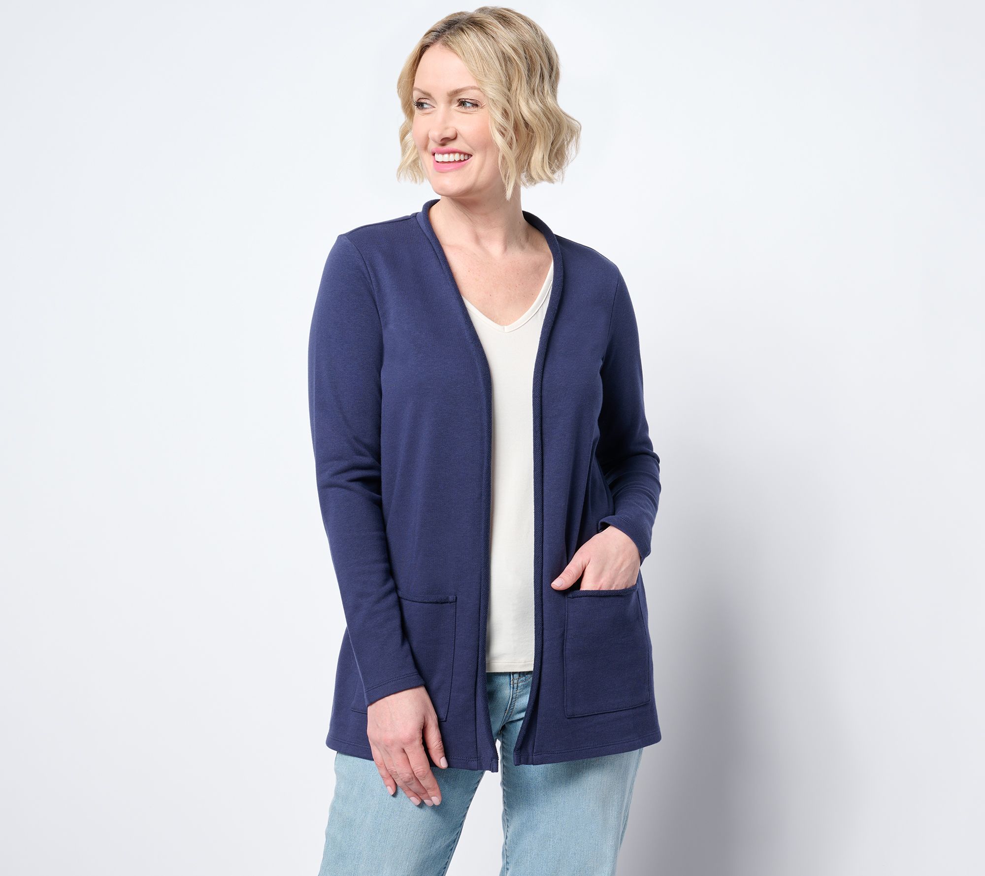 "As Is" Belle Beach by Kim Gravel Seaside Sweats Beach Cardigan