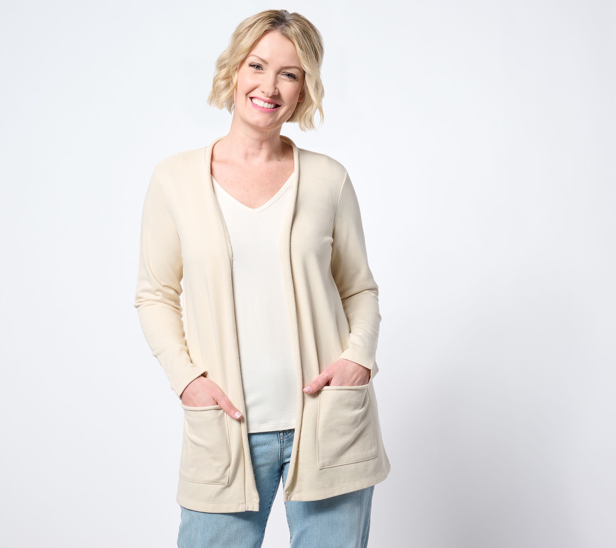 "As Is" Belle Beach by Kim Gravel Seaside Sweats Beach Cardigan