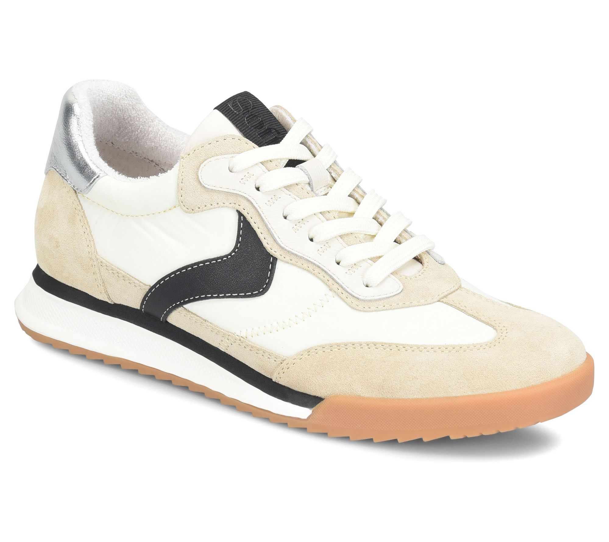 Sofft Terry Cloth Lined Suede Sporty Sneaker -Kat