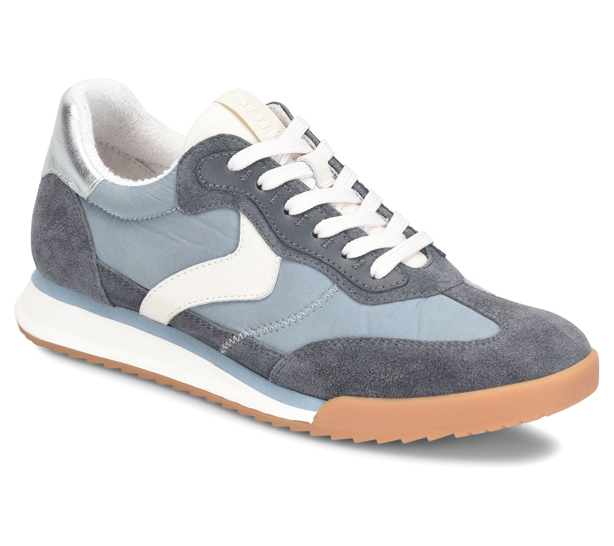 Sofft Terry Cloth Lined Suede Sporty Sneaker -Kat