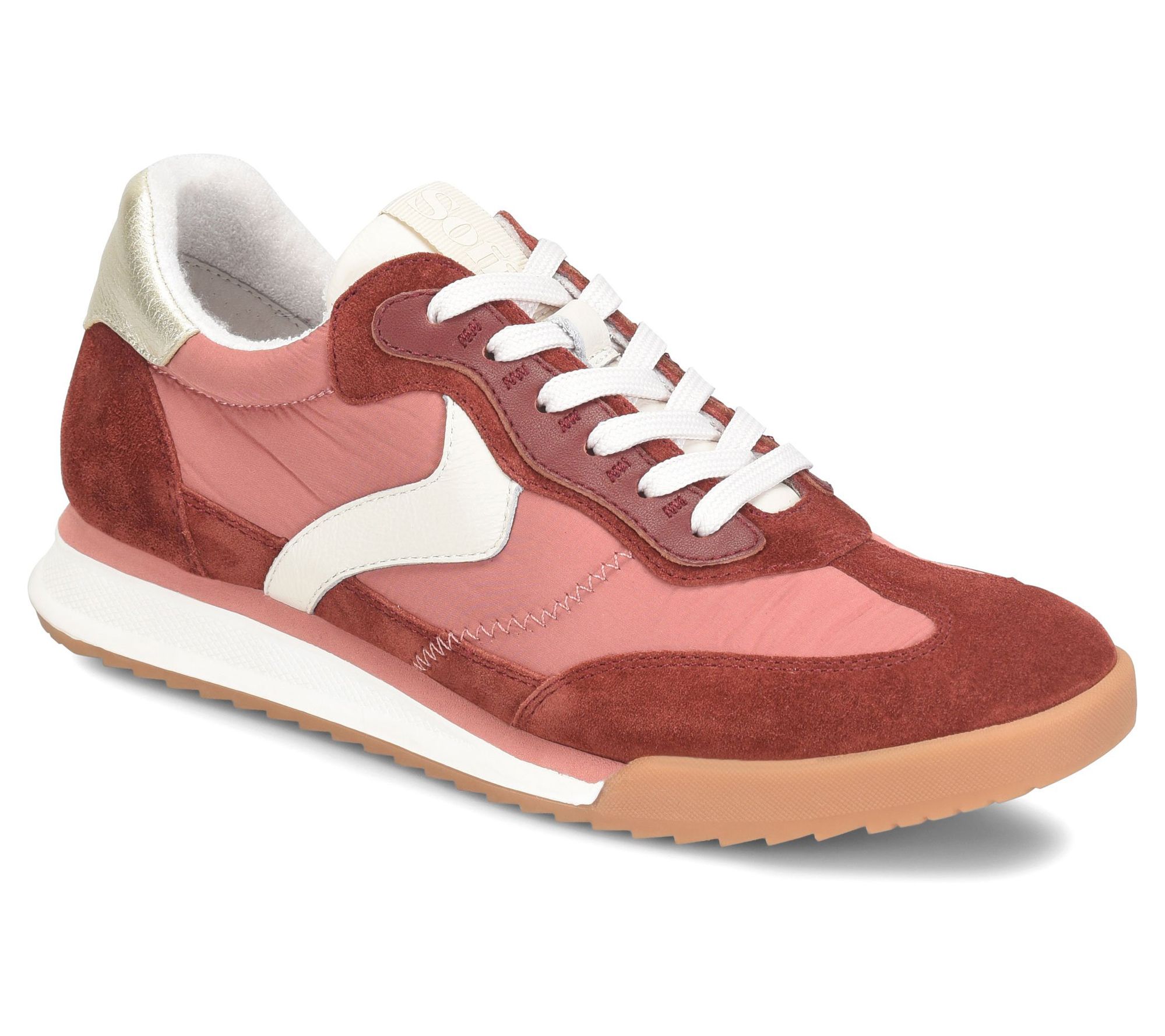 Sofft Terry Cloth Lined Suede Sporty Sneaker -Kat