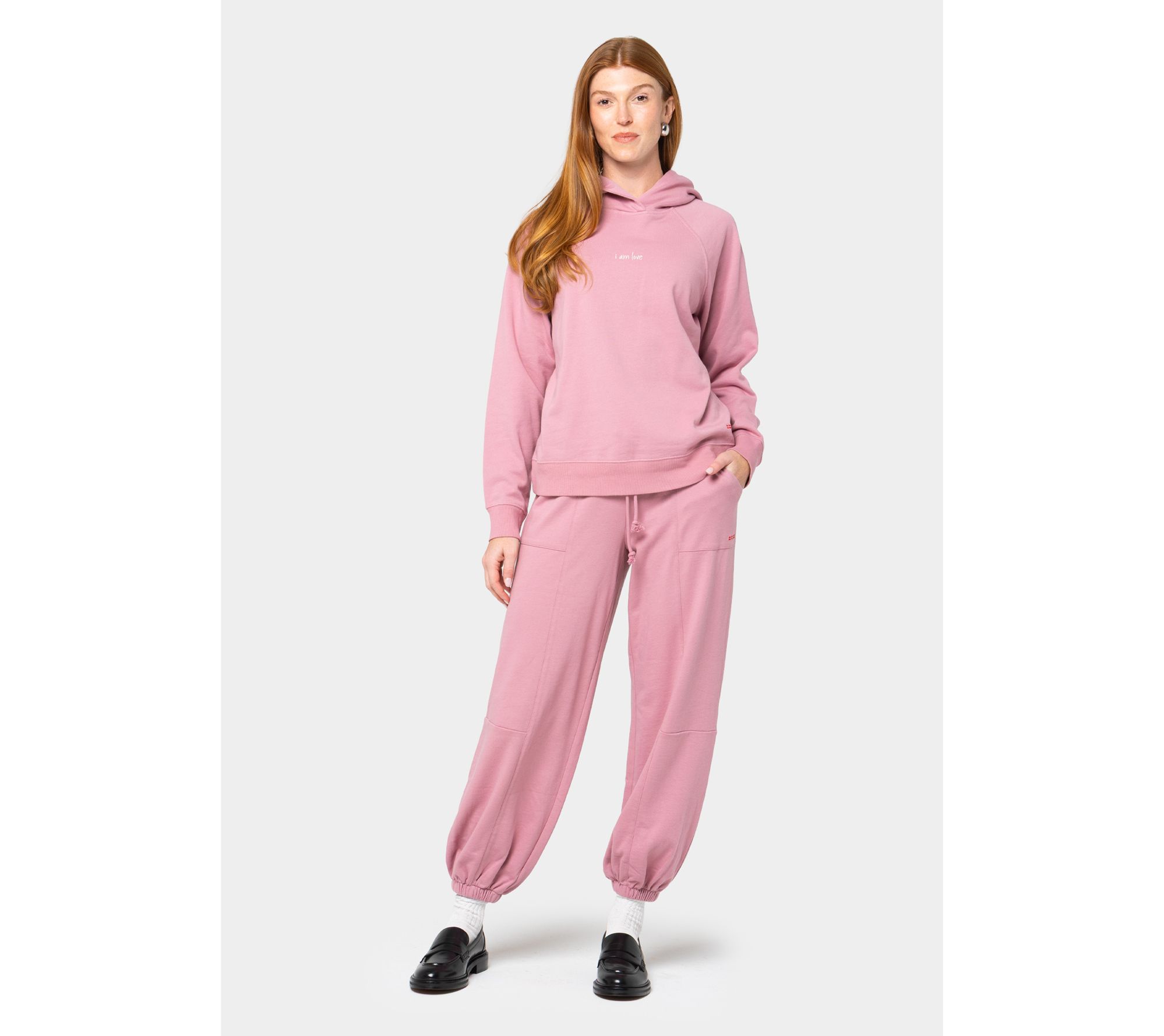 Peace Love World French Terry Pull-On Lantern Pants