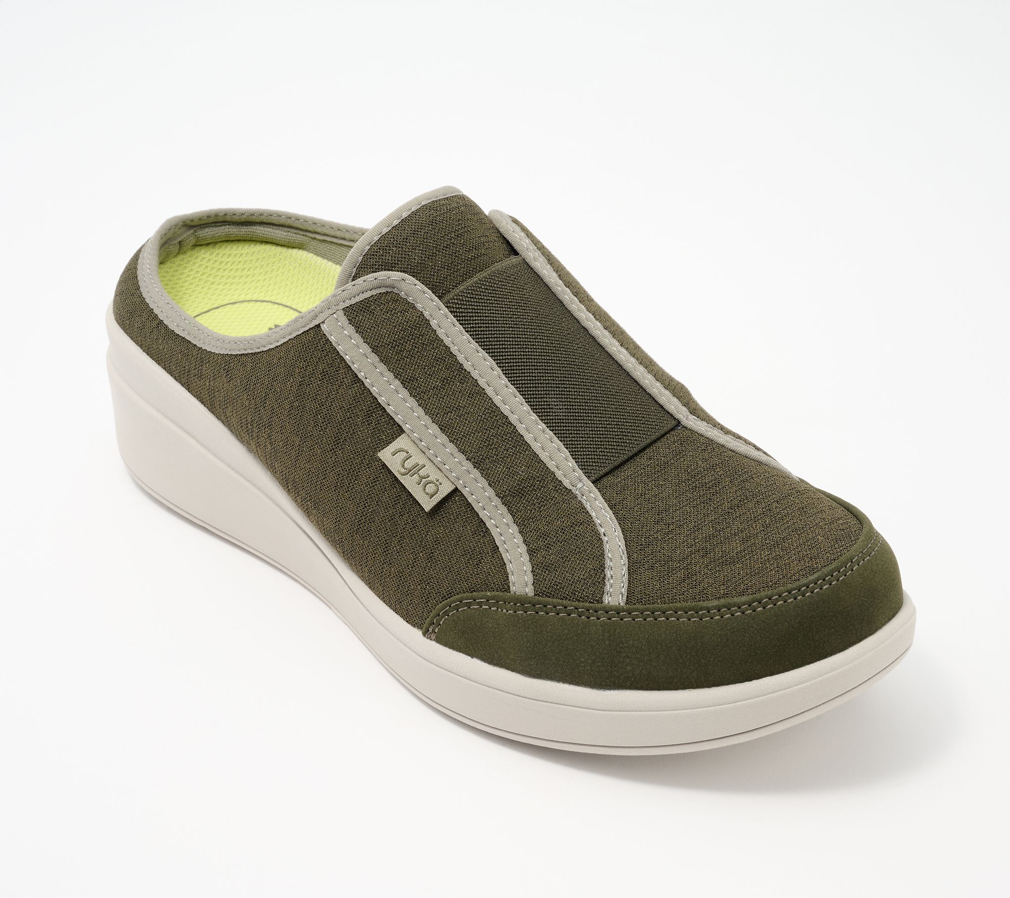 "As Is" Ryka Washable Athletic Mules- Lounge