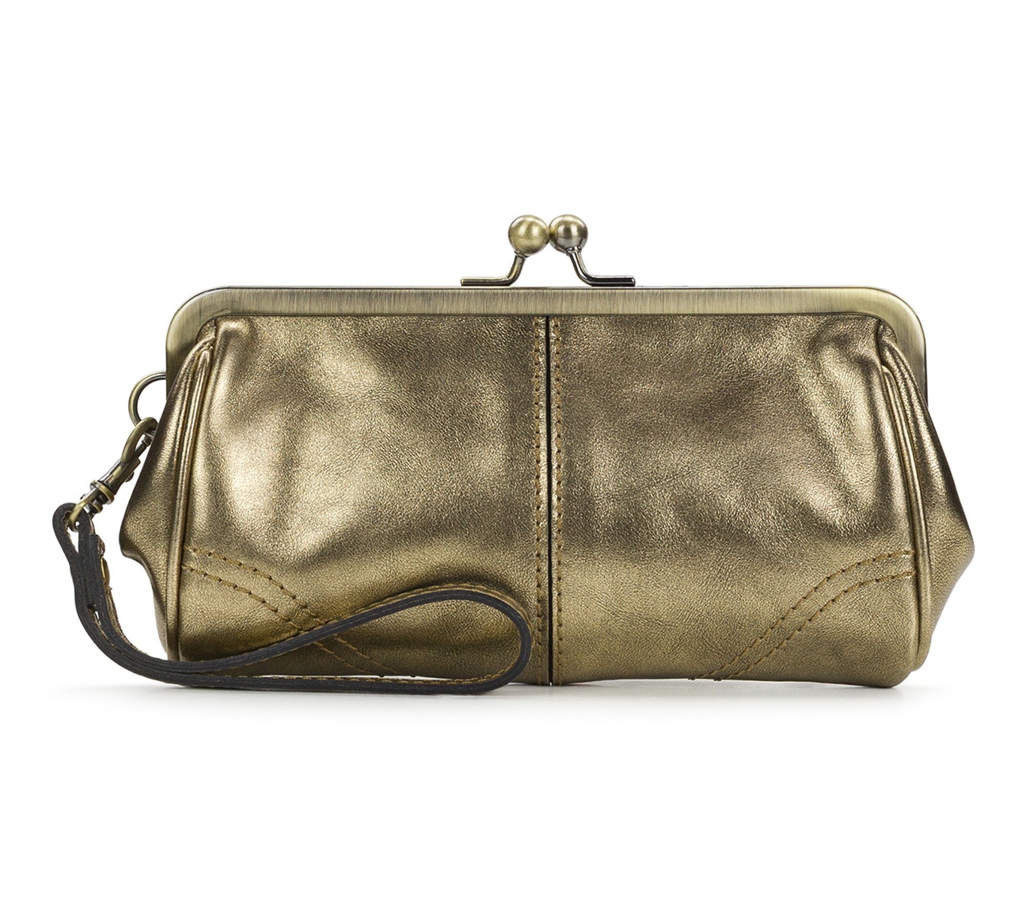 Patricia Nash Renna Wristlet - Vintage Distressed Metallic