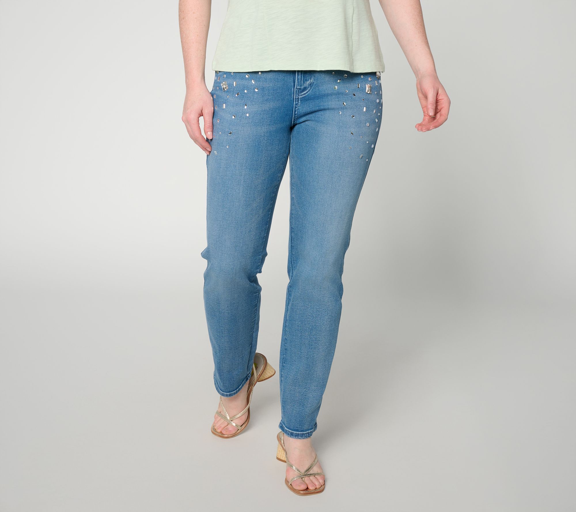 RM Studio x Rebecca Minkoff Micha Embellished Jeans