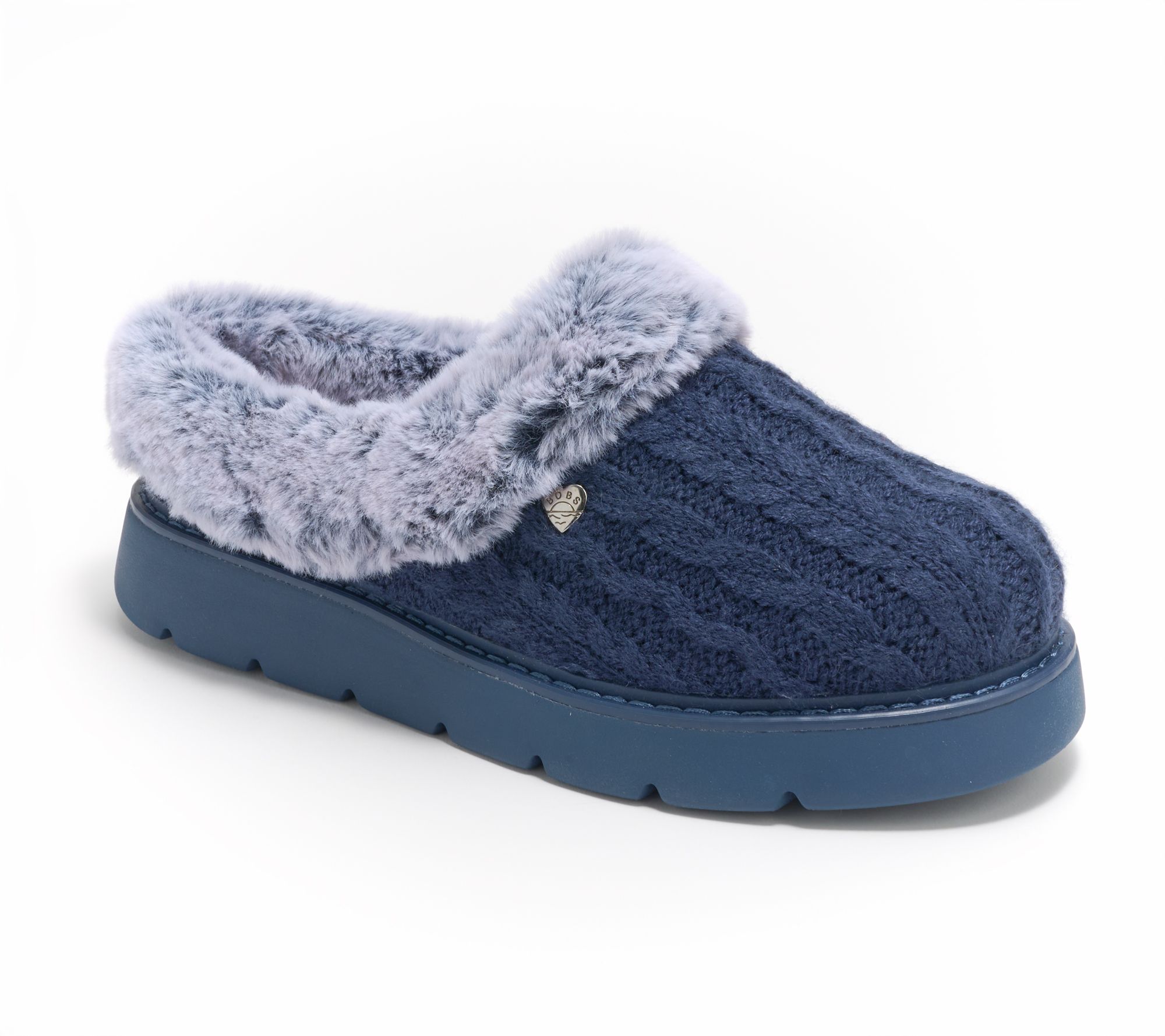 "As Is" Skechers Bobs Keepsake Light Slippers - Warm Greetings