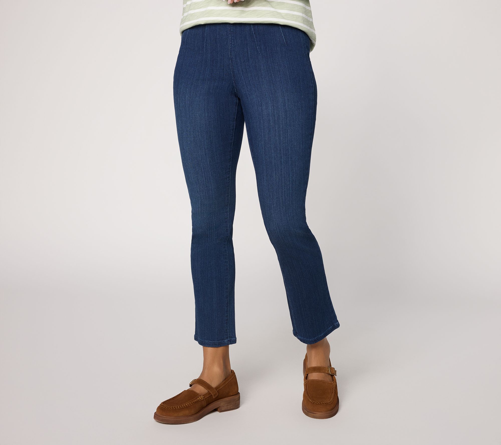"As Is" Belle by Kim Gravel Reg Primabelle Denim Ankle Straight Jean