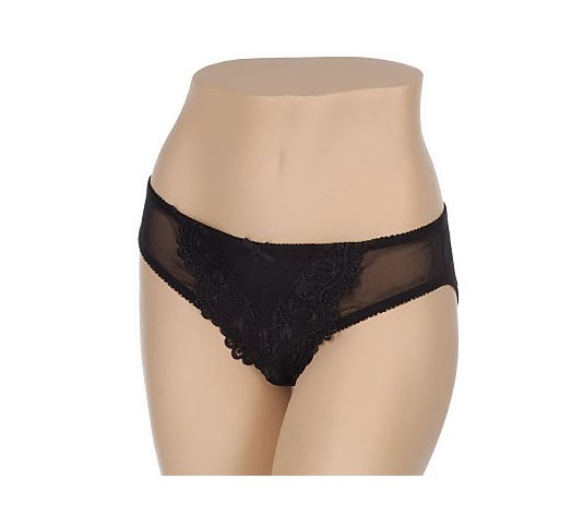 Barely Breezies Antique Lace Panty with UltimAir Lining 