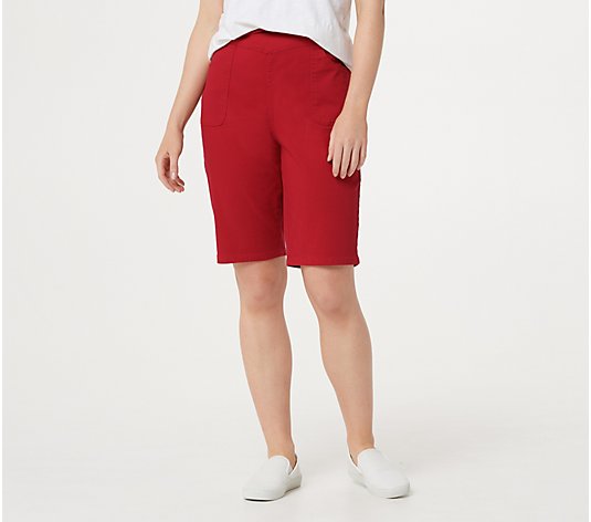 Denim & Co. "How Timeless" Bermuda Shorts with Pockets