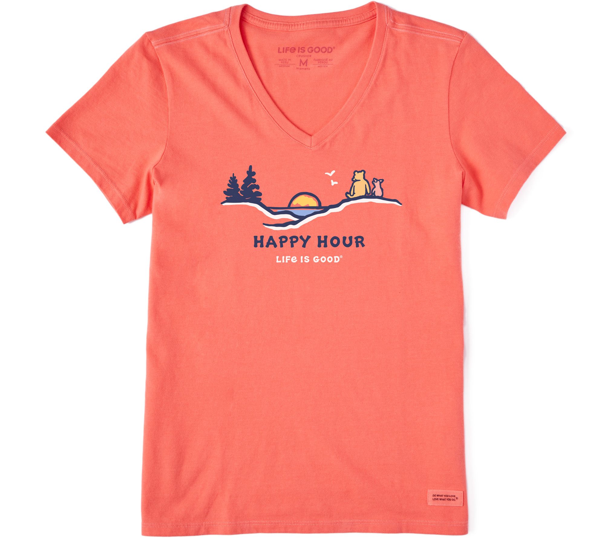 Life is Good Womens Winnie Happy Hour Crusher Tee