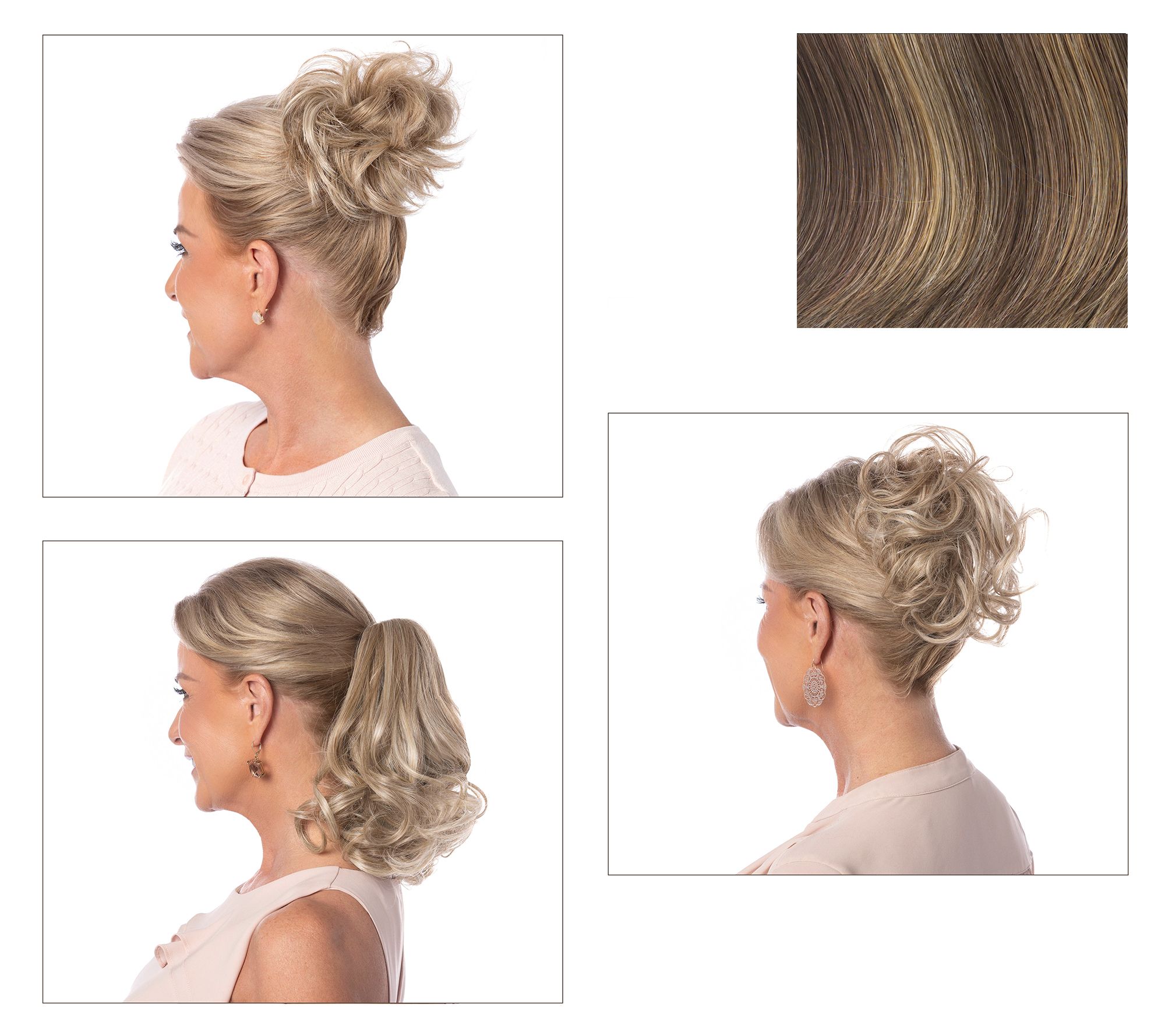 Toni Brattin Must-Have Set of Three Hair Pieces