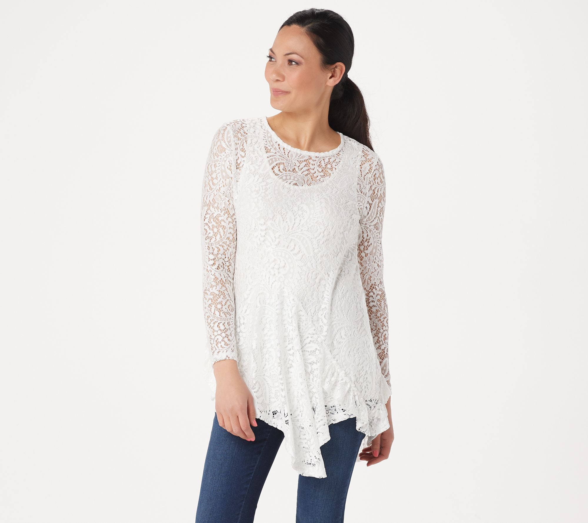 Never Pay Full Price for Blair Cotton Ruffle Top