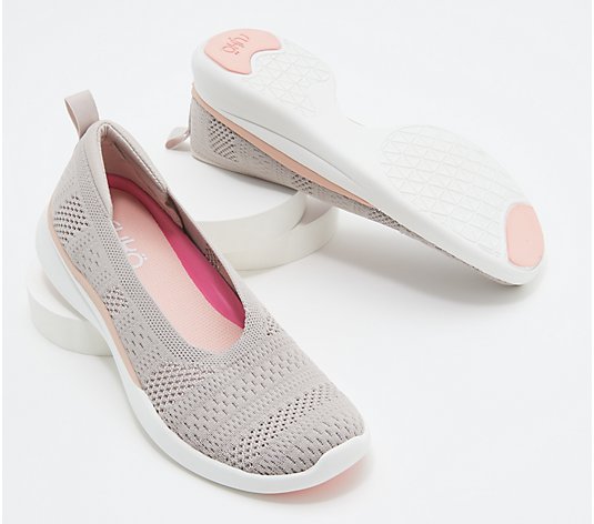 Ryka Knit Perforated Slip-Ons - Maisey