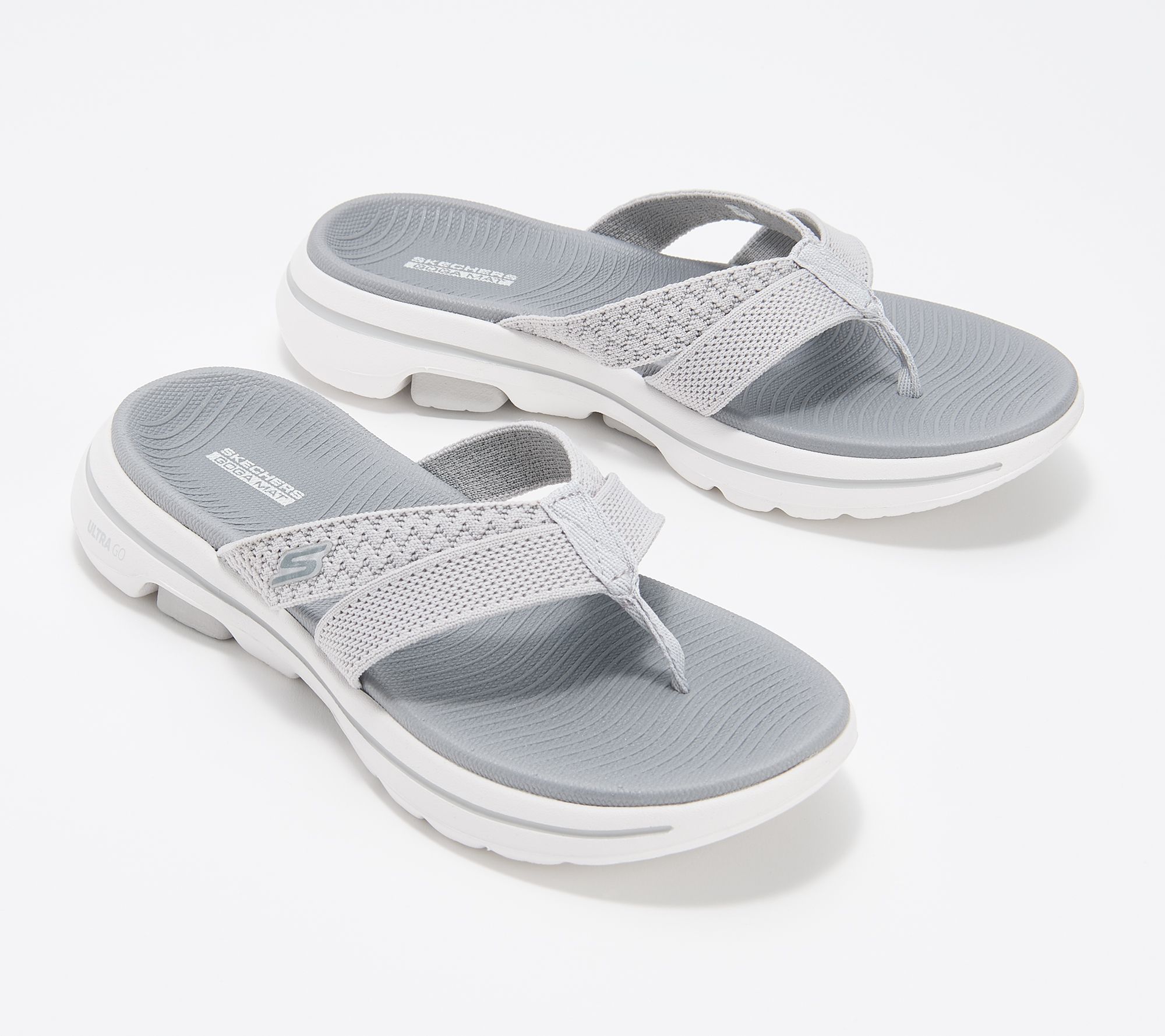 skechers go walk 5 thong sandals sun kiss