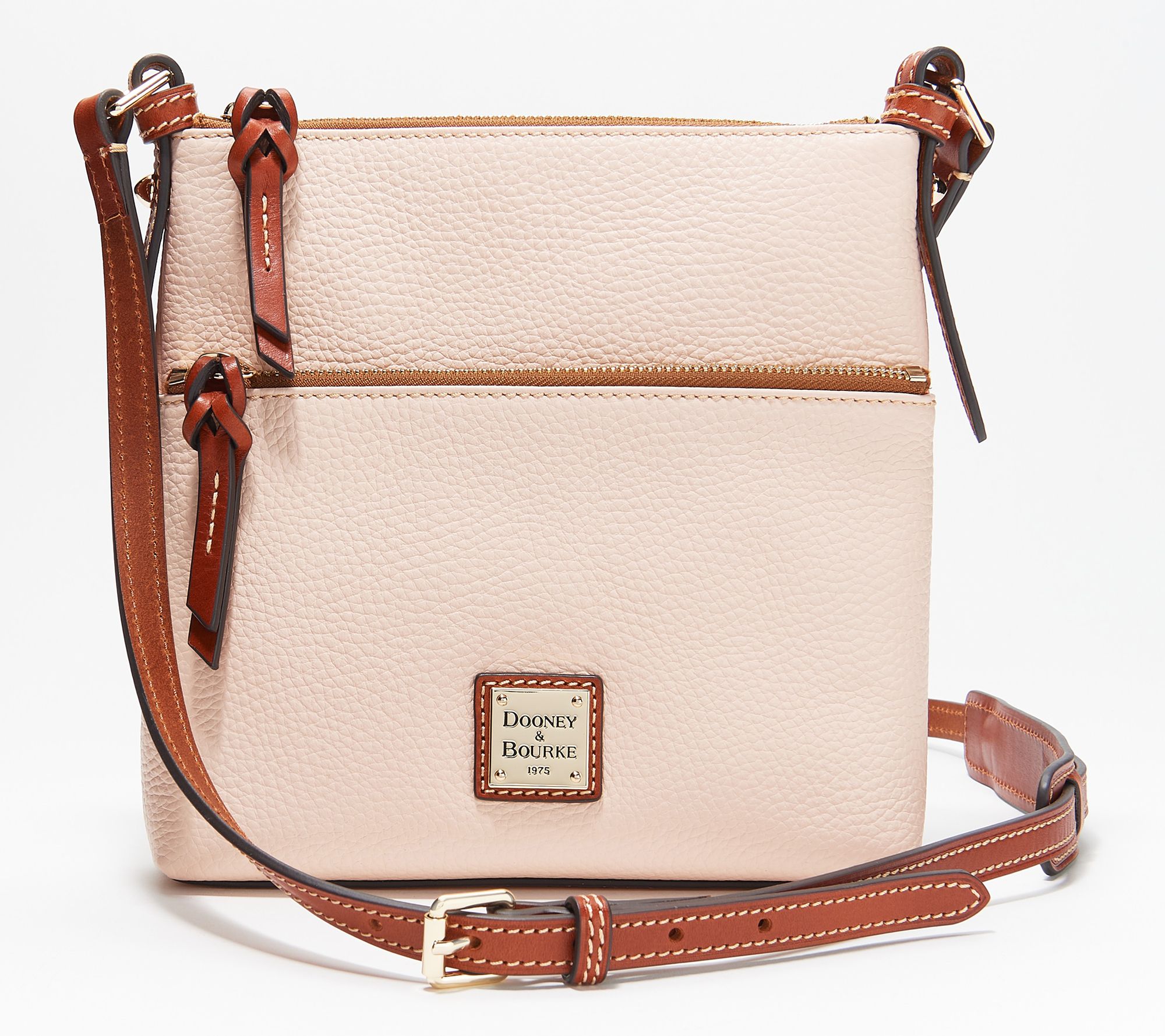 Dooney Bourke Pebble Leather Letter Carrier