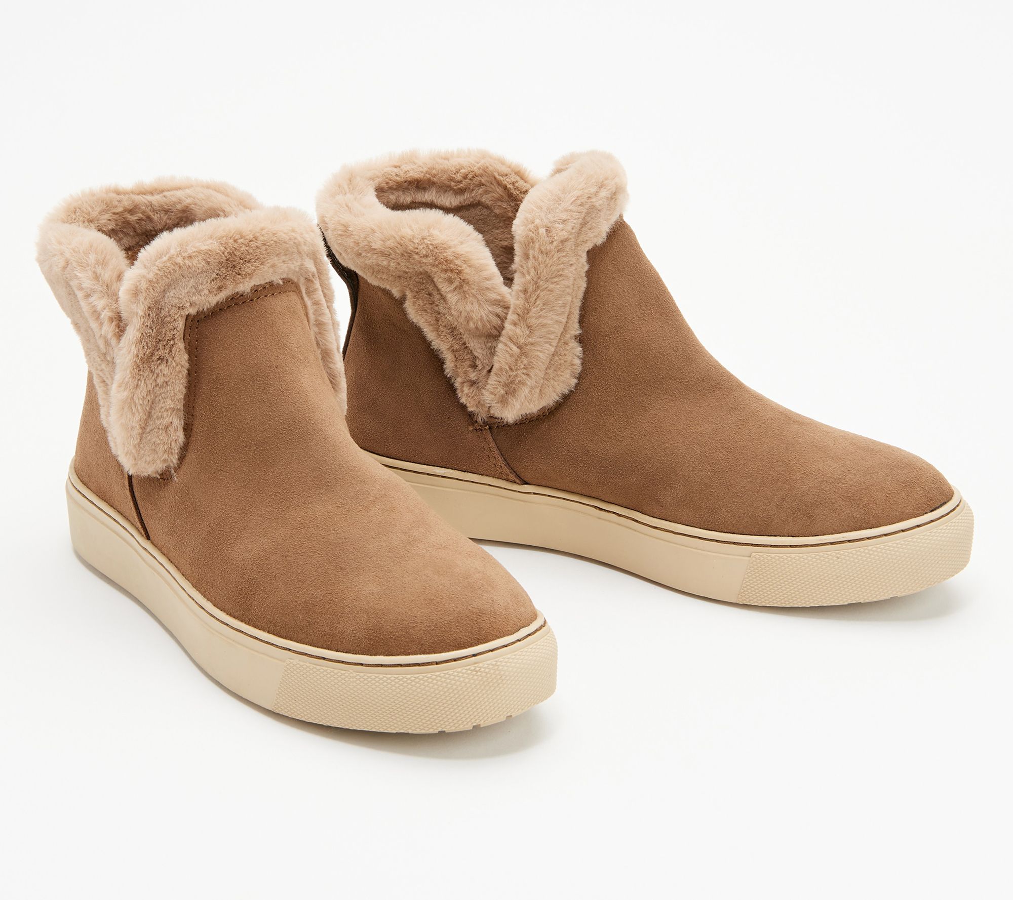 Furry sale ankle boots