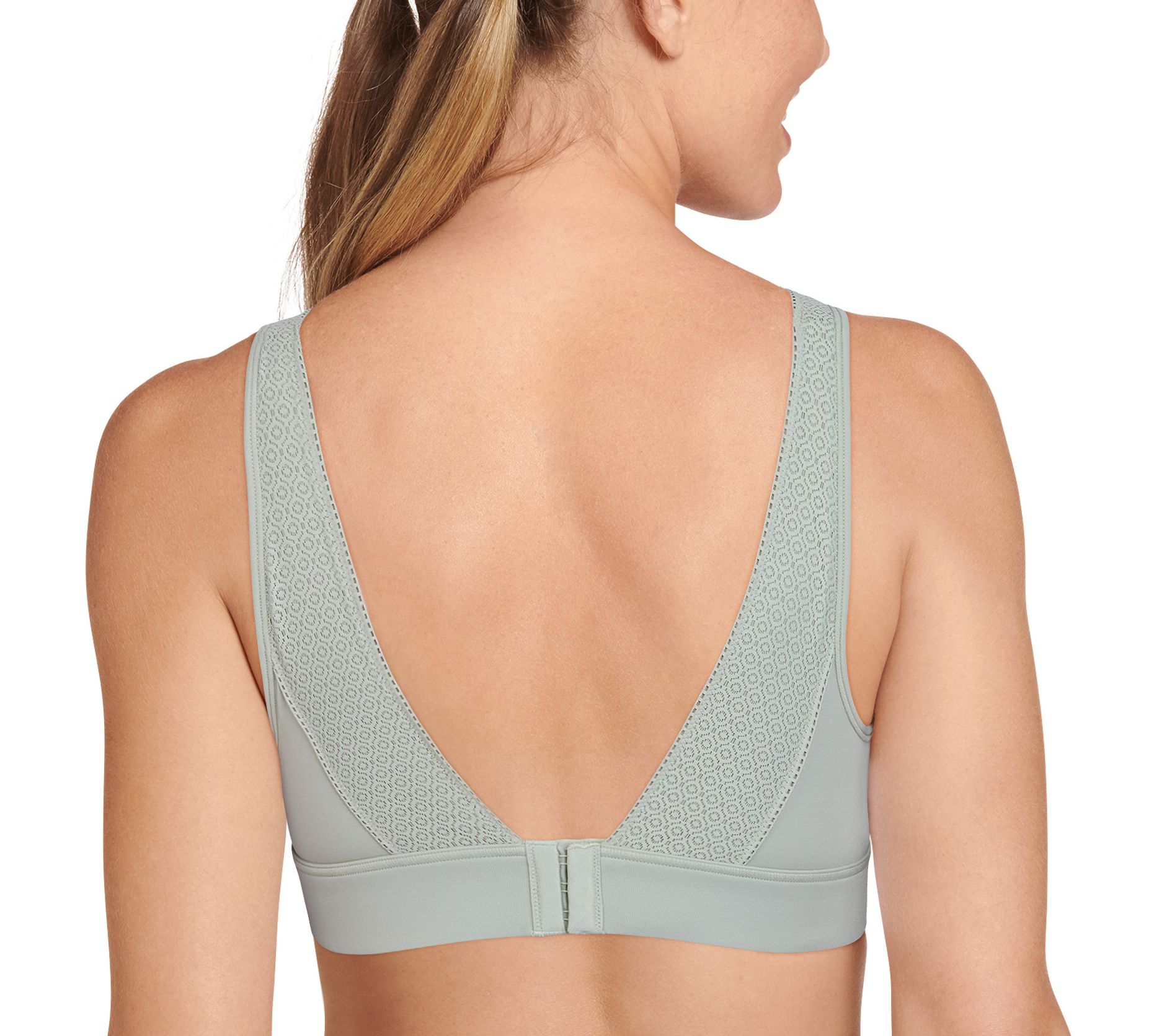 Jockey~Forever Fit Full Coverage Wirefree Lace Bra~A466923~3490~No