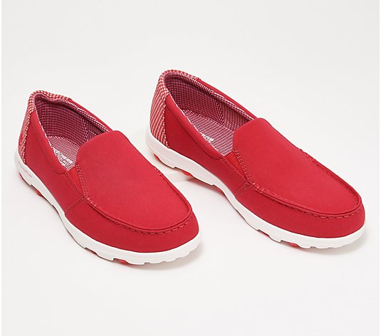Skechers On-the-GO 2.0 Canvas Washable Moccasins - Cape Cod