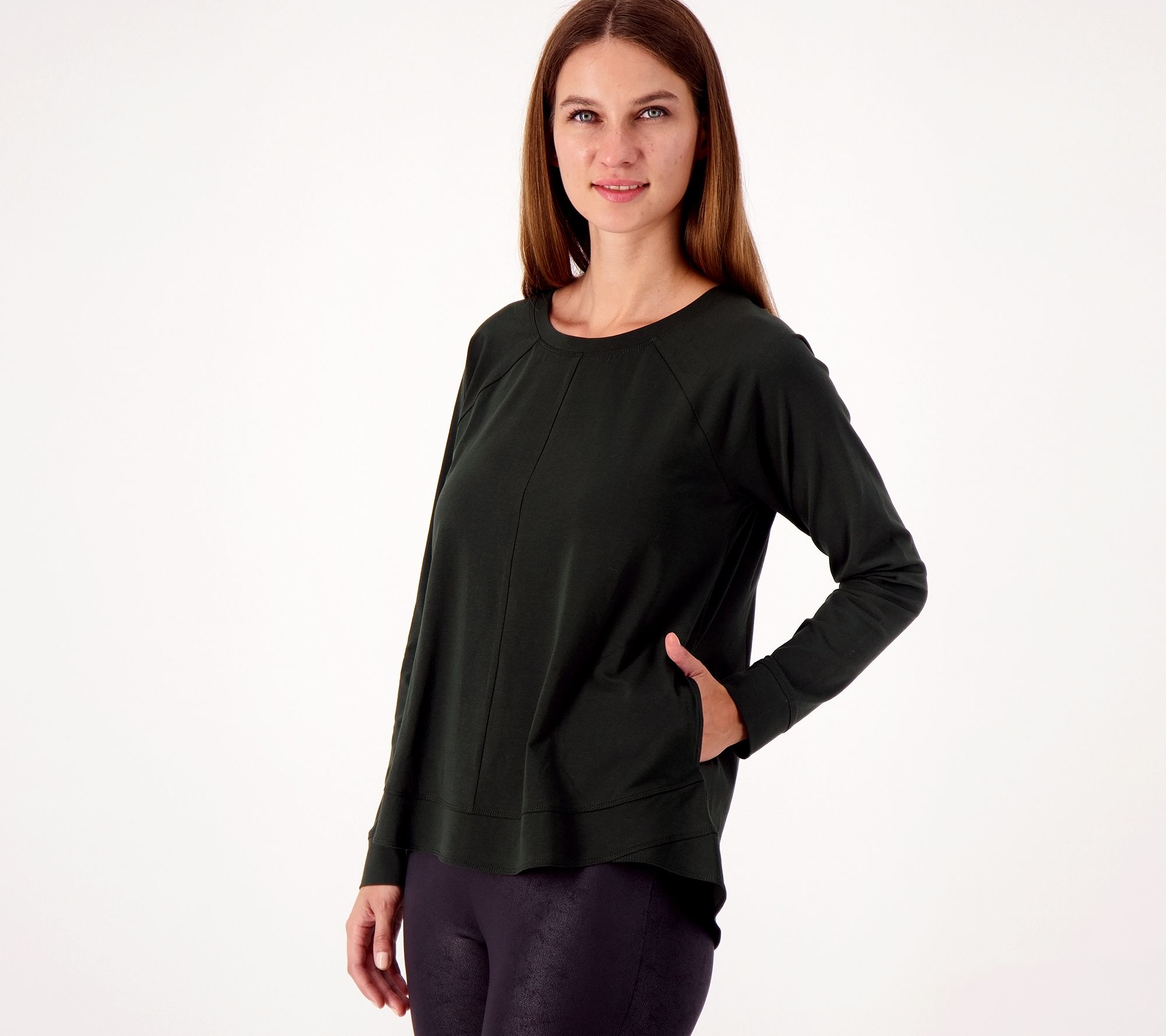 Attitudes by Renee Glazed Cotton Cozy Top