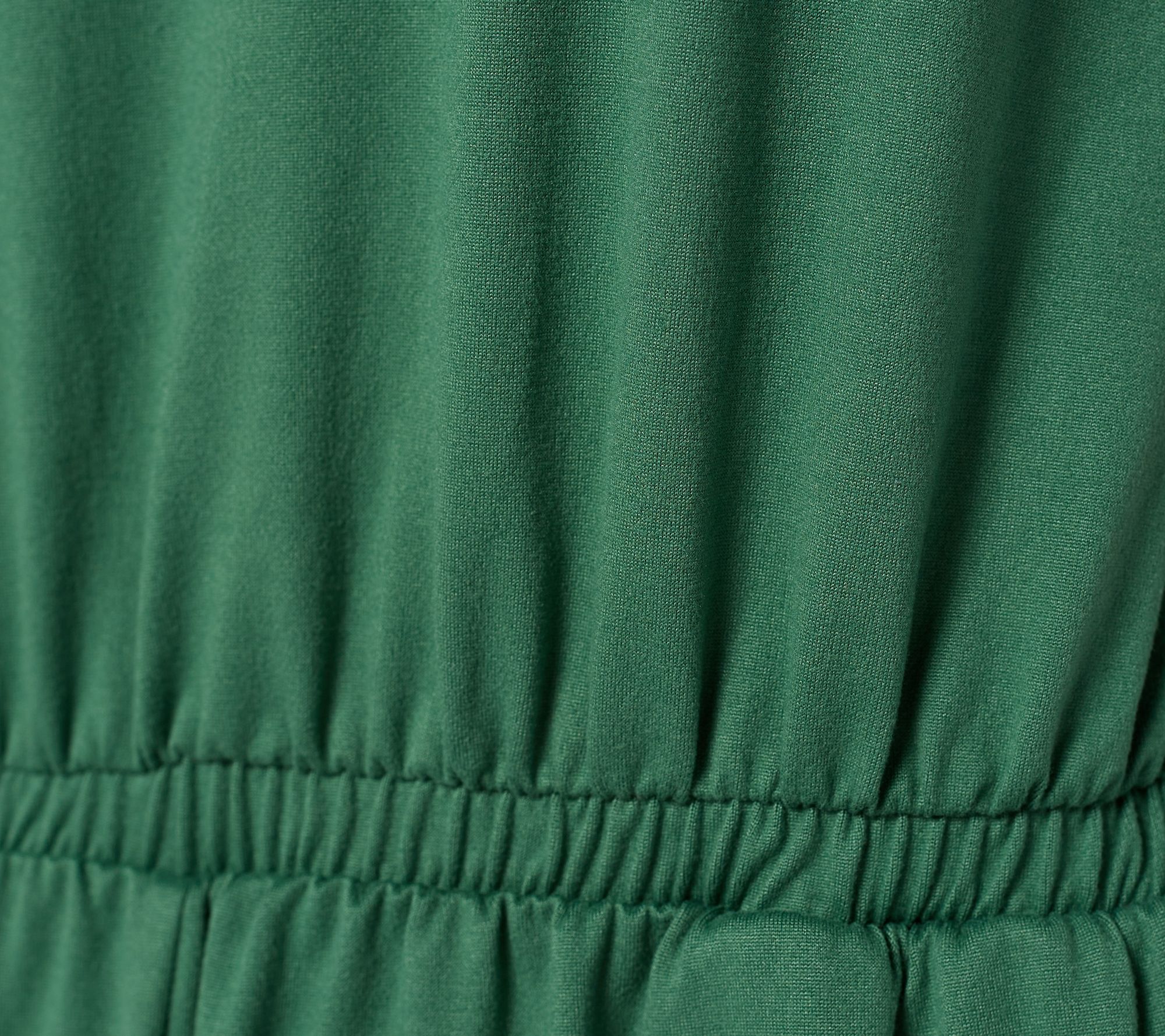 "As Is" Cuddl Duds Petite Flexwear VNeck Jogger Jumpsuit