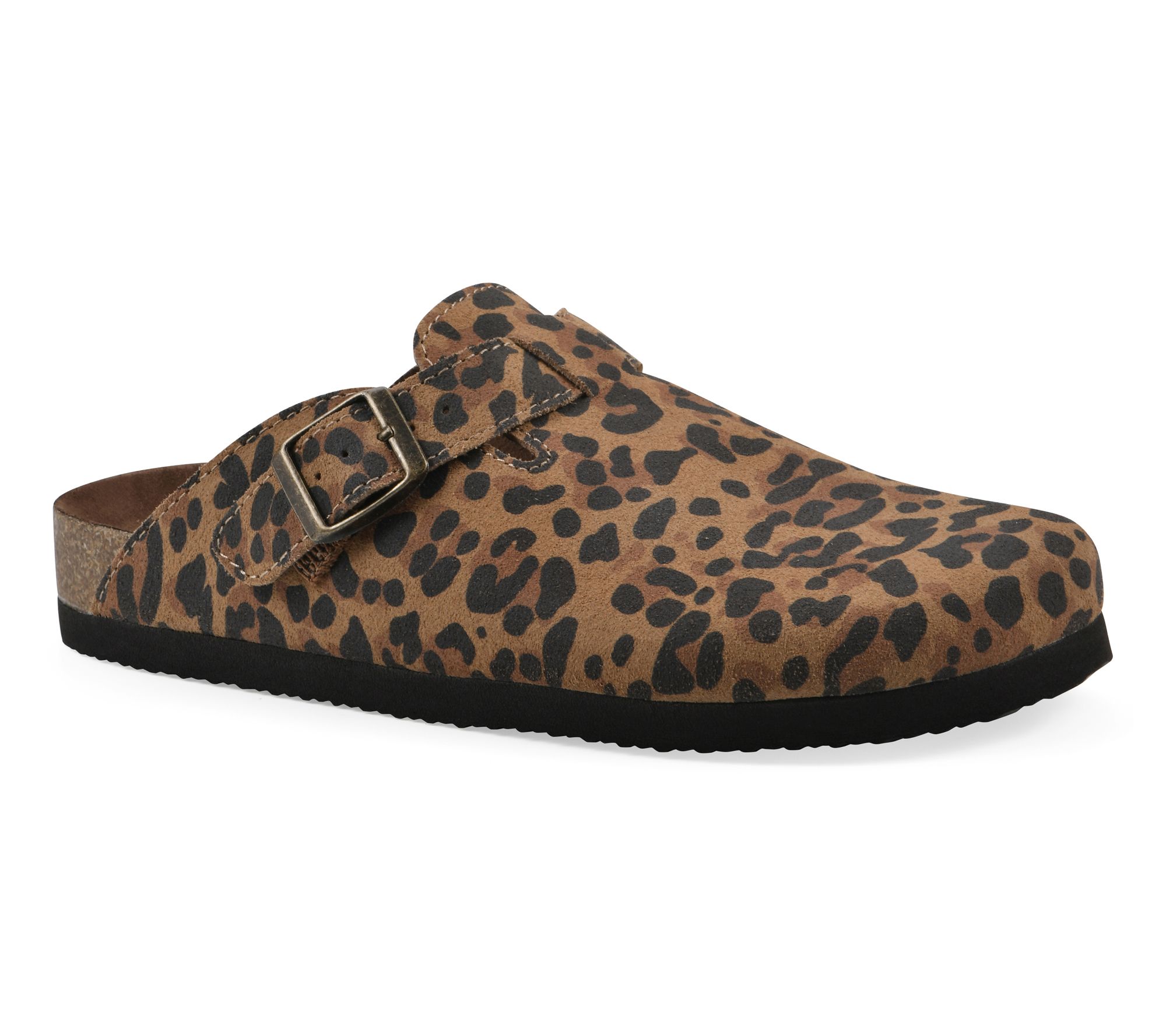 White Mountain Leather Clogs - Bari