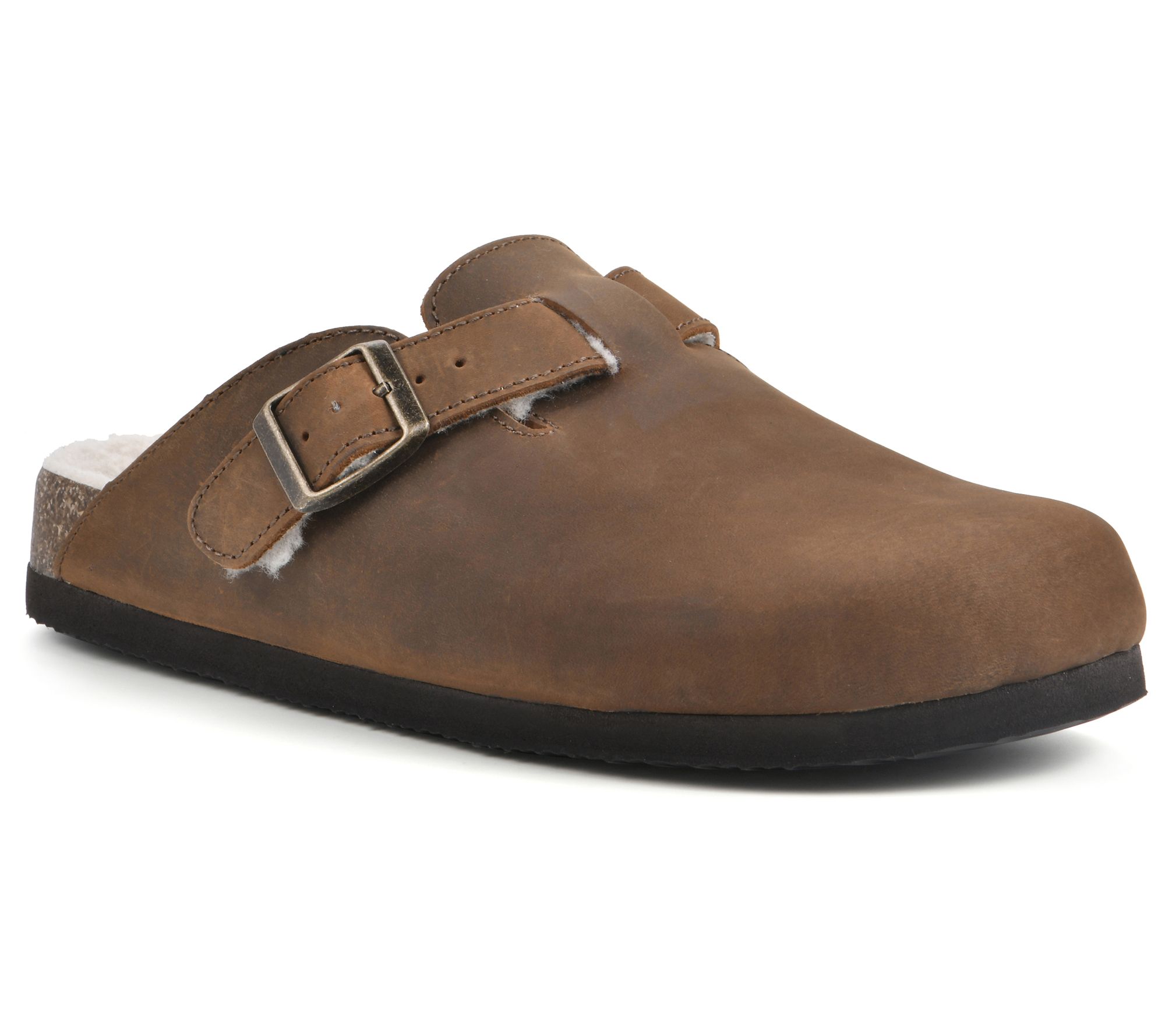 White Mountain Leather Clogs - Bari