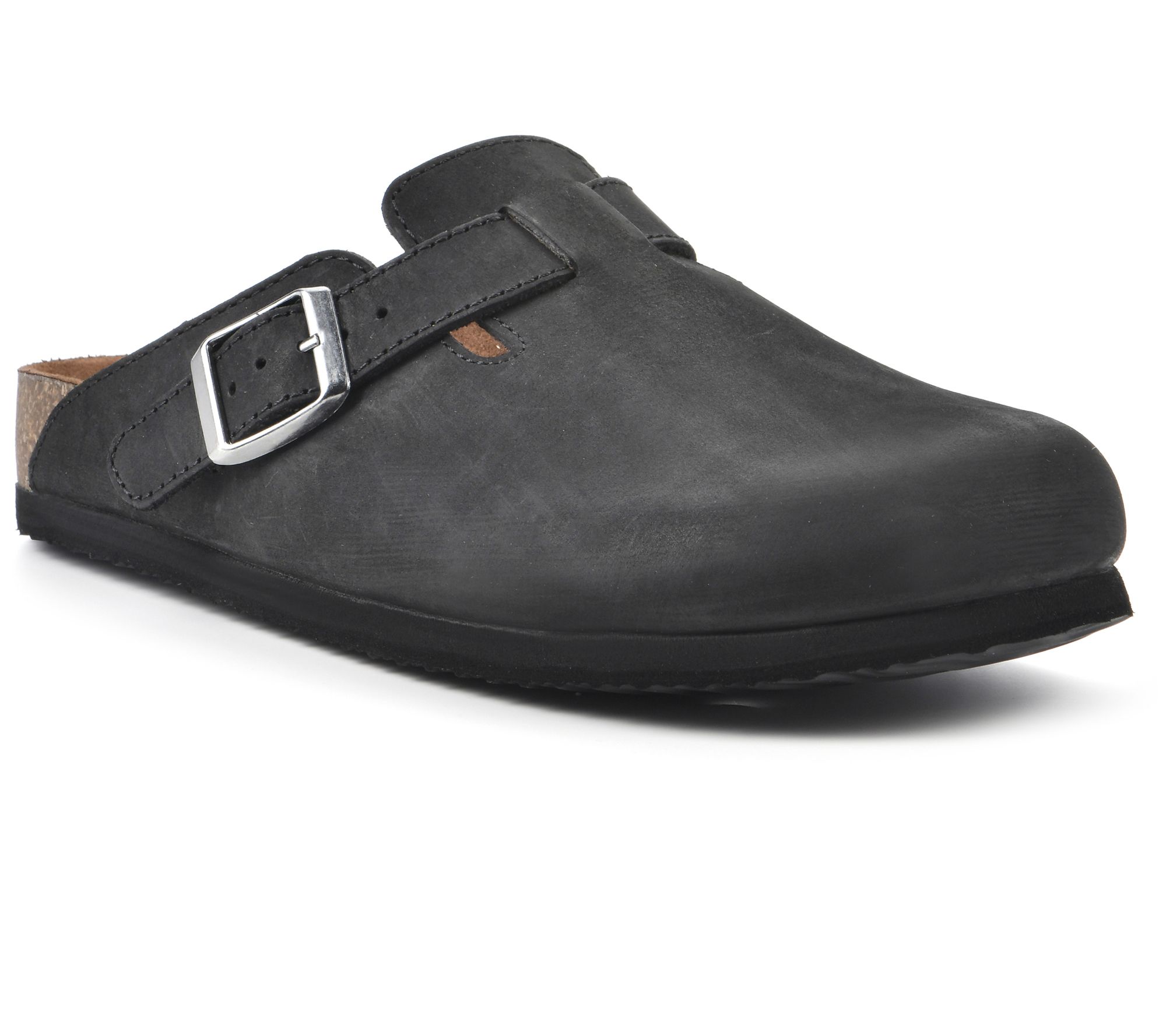 White Mountain Leather Clogs - Bari