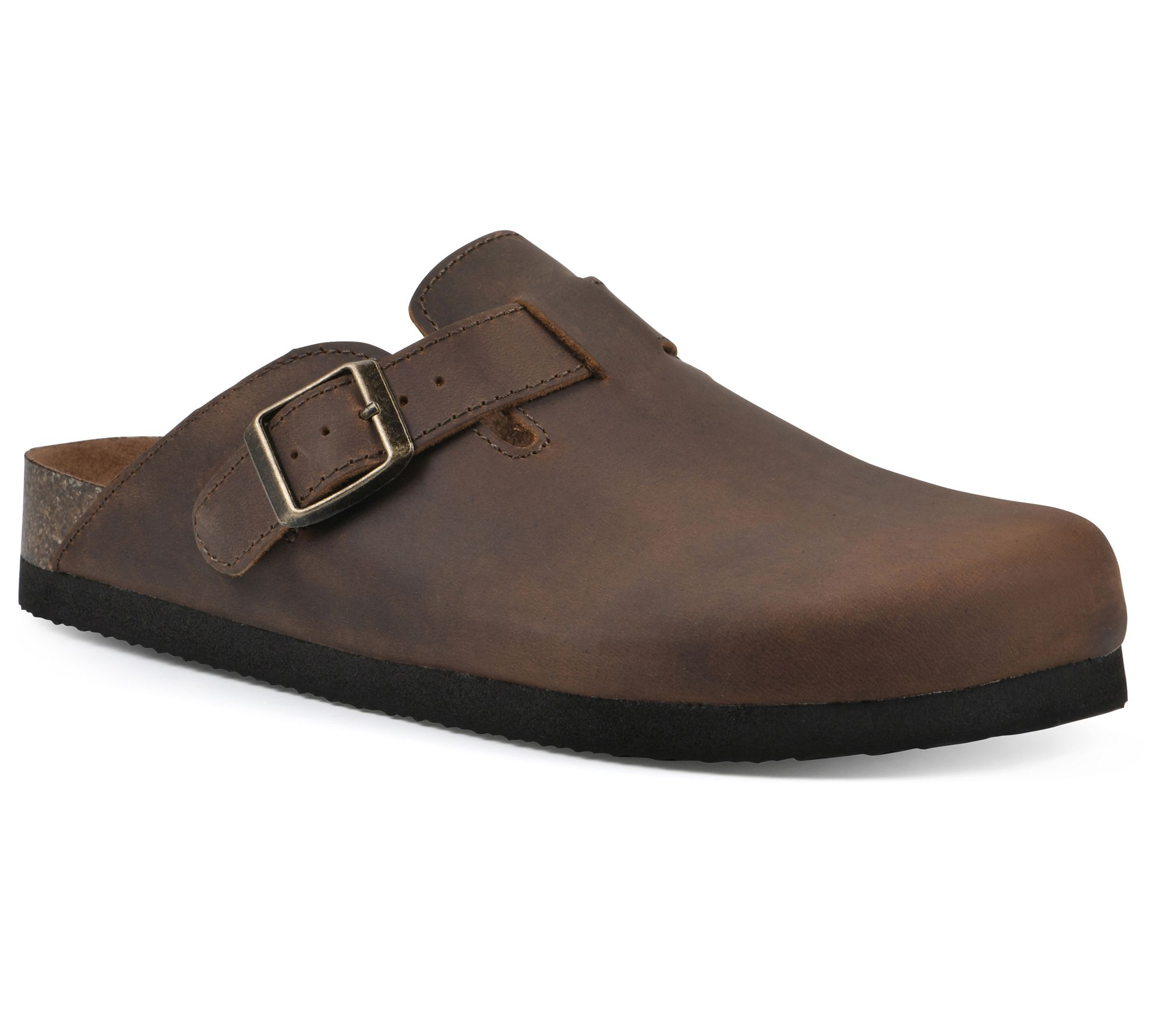 White Mountain Leather Clogs - Bari