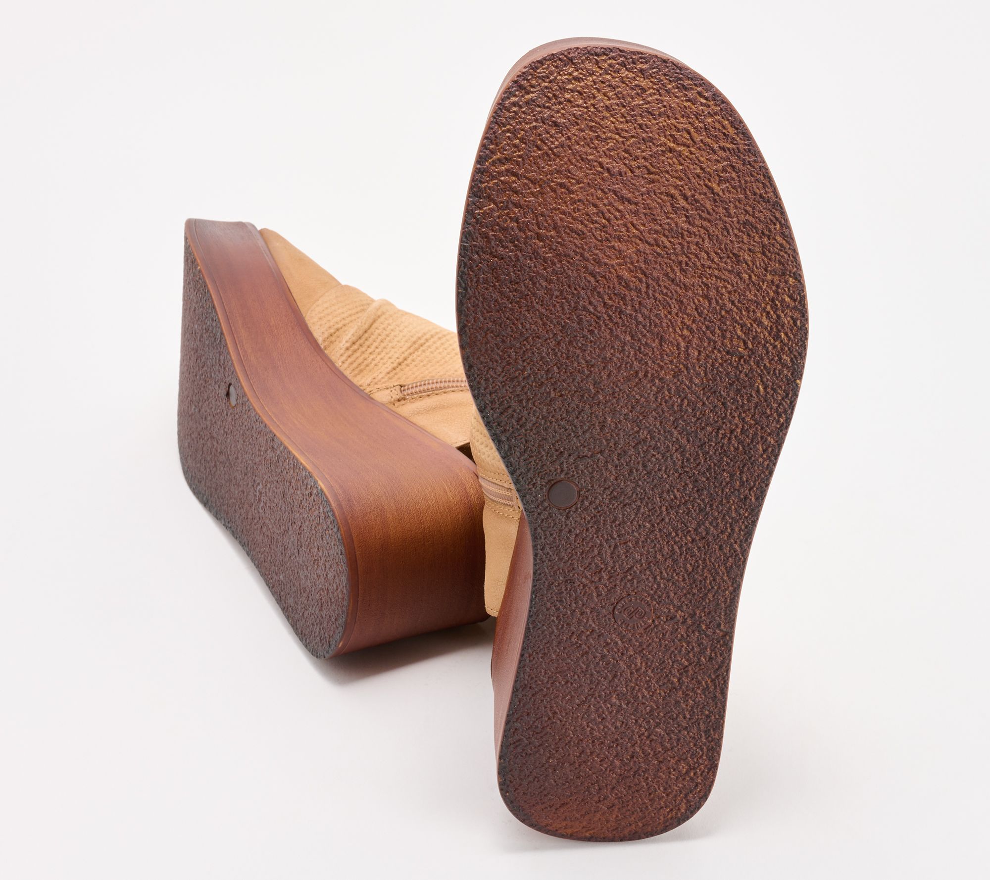 Miz Mooz Leather Platform Wedges - Greenwich - QVC.com