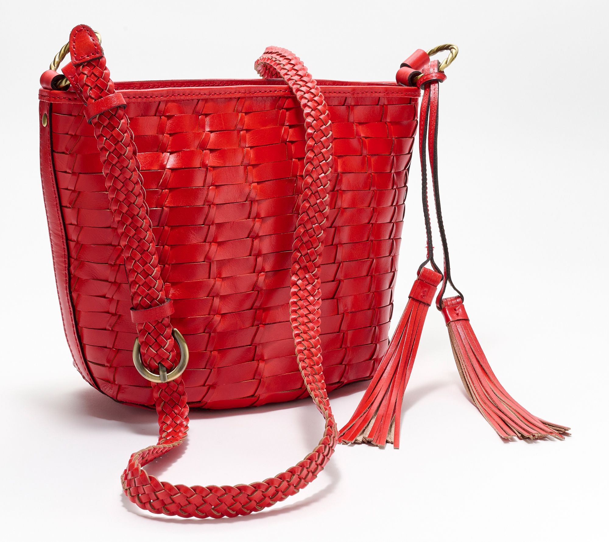 DKNY Straw Ella SM TH Crossbody Handbags, Natural/Black: Handbags