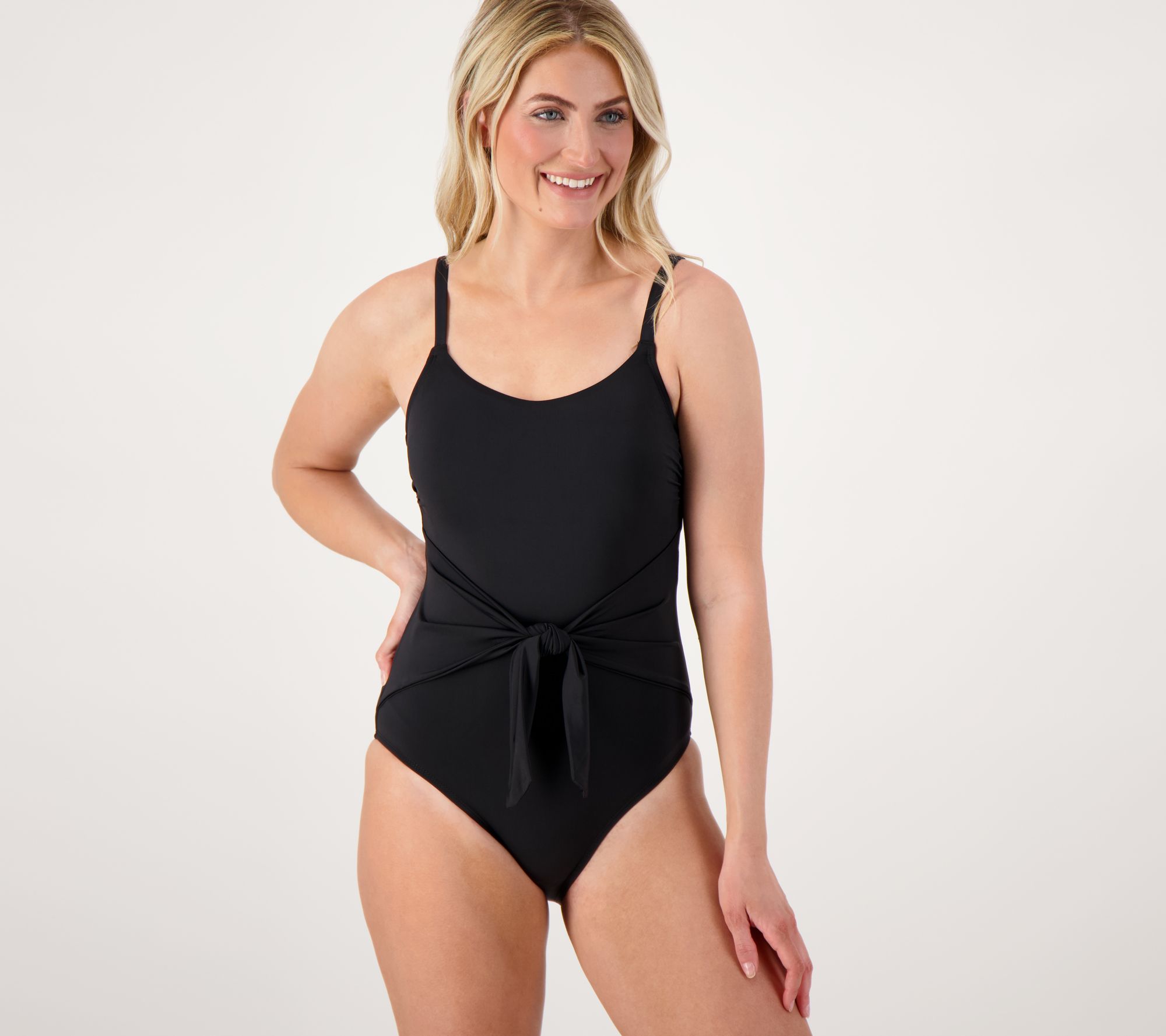 Jantzen Marlene Tie-Waist One-Piece