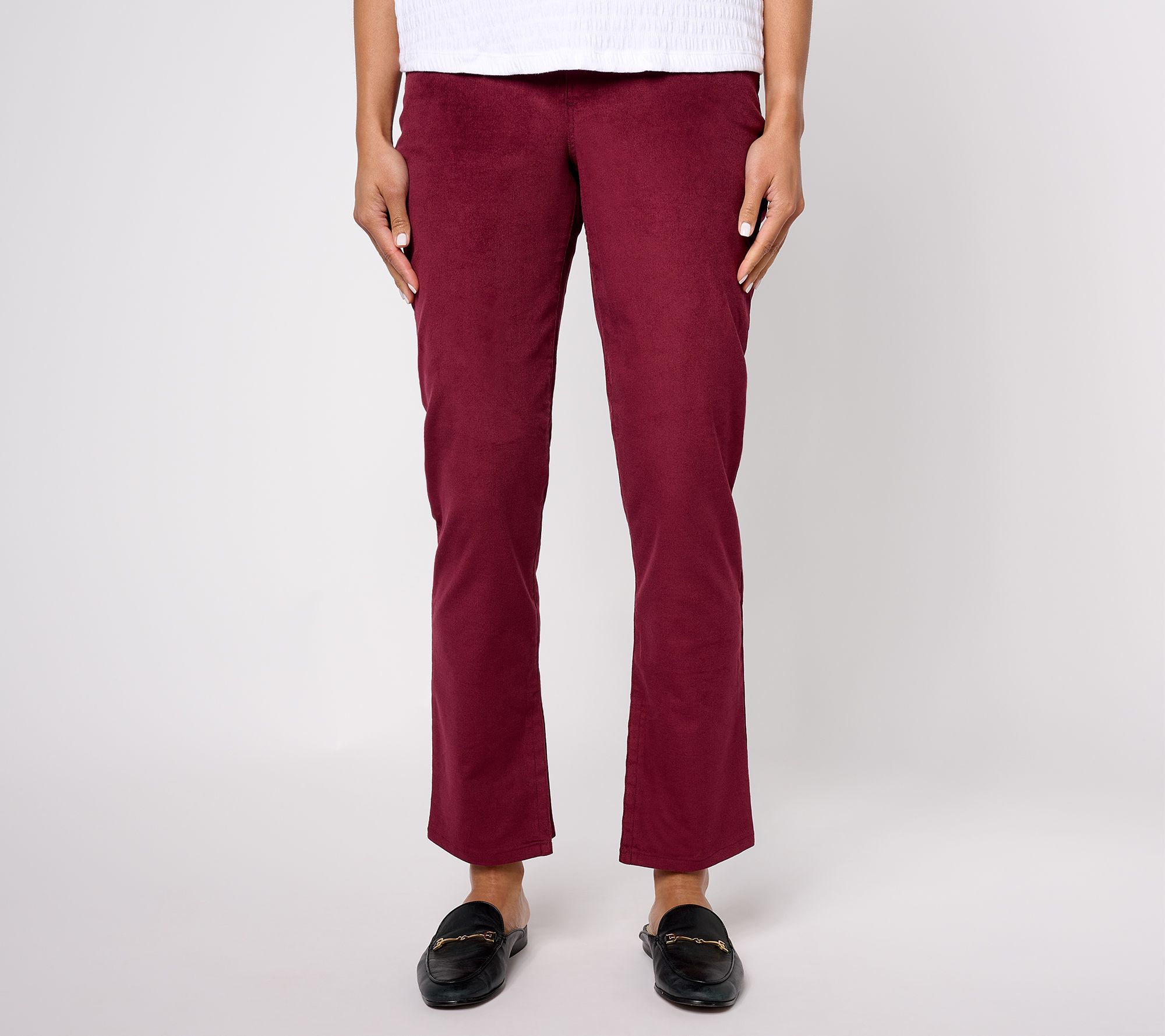 Denim & Co. Tall Comfy Knit Denim Straight Leg Pocket Jeans
