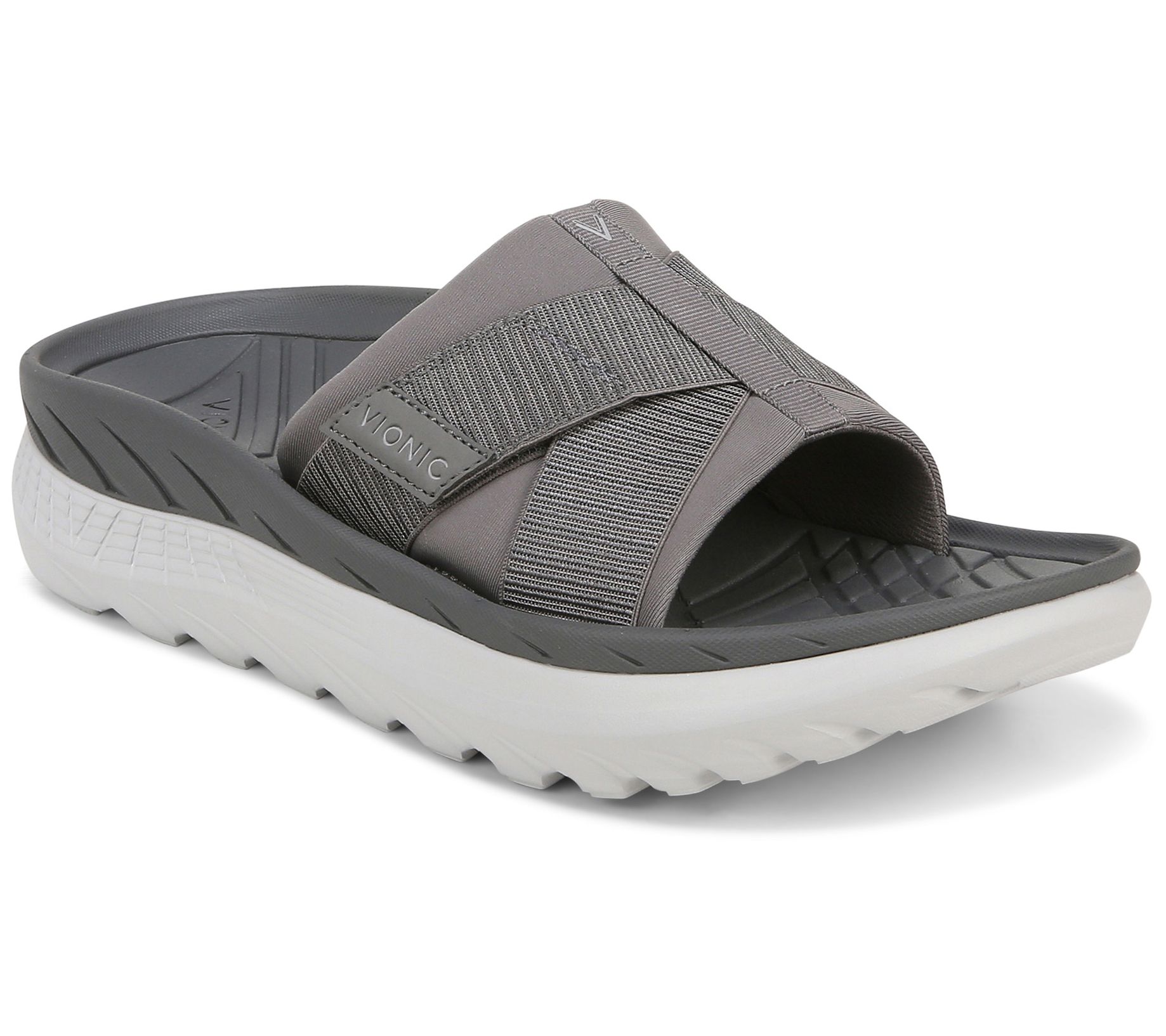 Vionic Adjustable Unisex Recovery Slide Sandals Rebound QVC