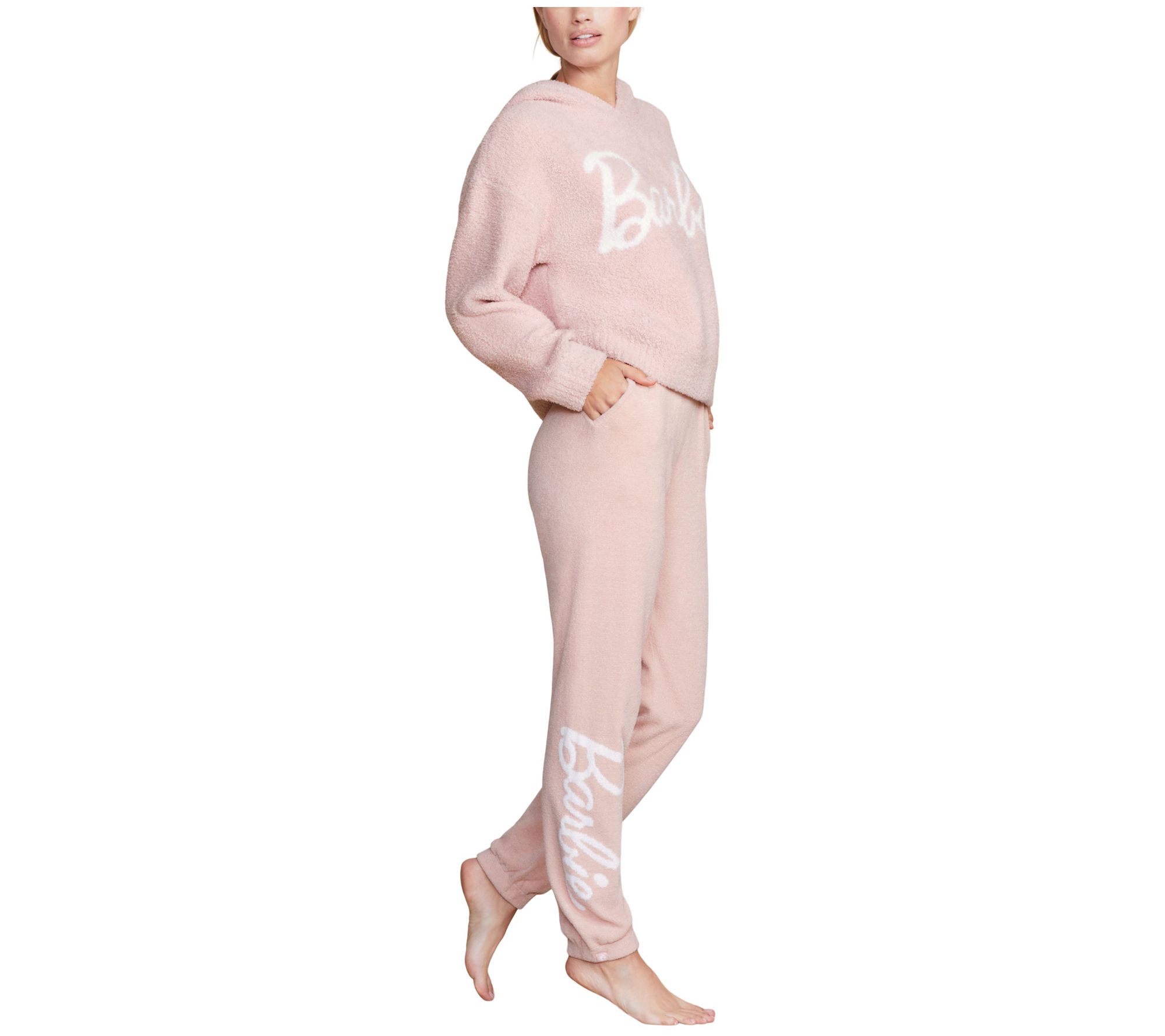 Barefoot Dreams CozyChic Barbie Women's Hoodie - QVC.com