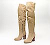 "As Is" Kelsi Dagger Suede Medium Calf Over the Knee Boots- Logan