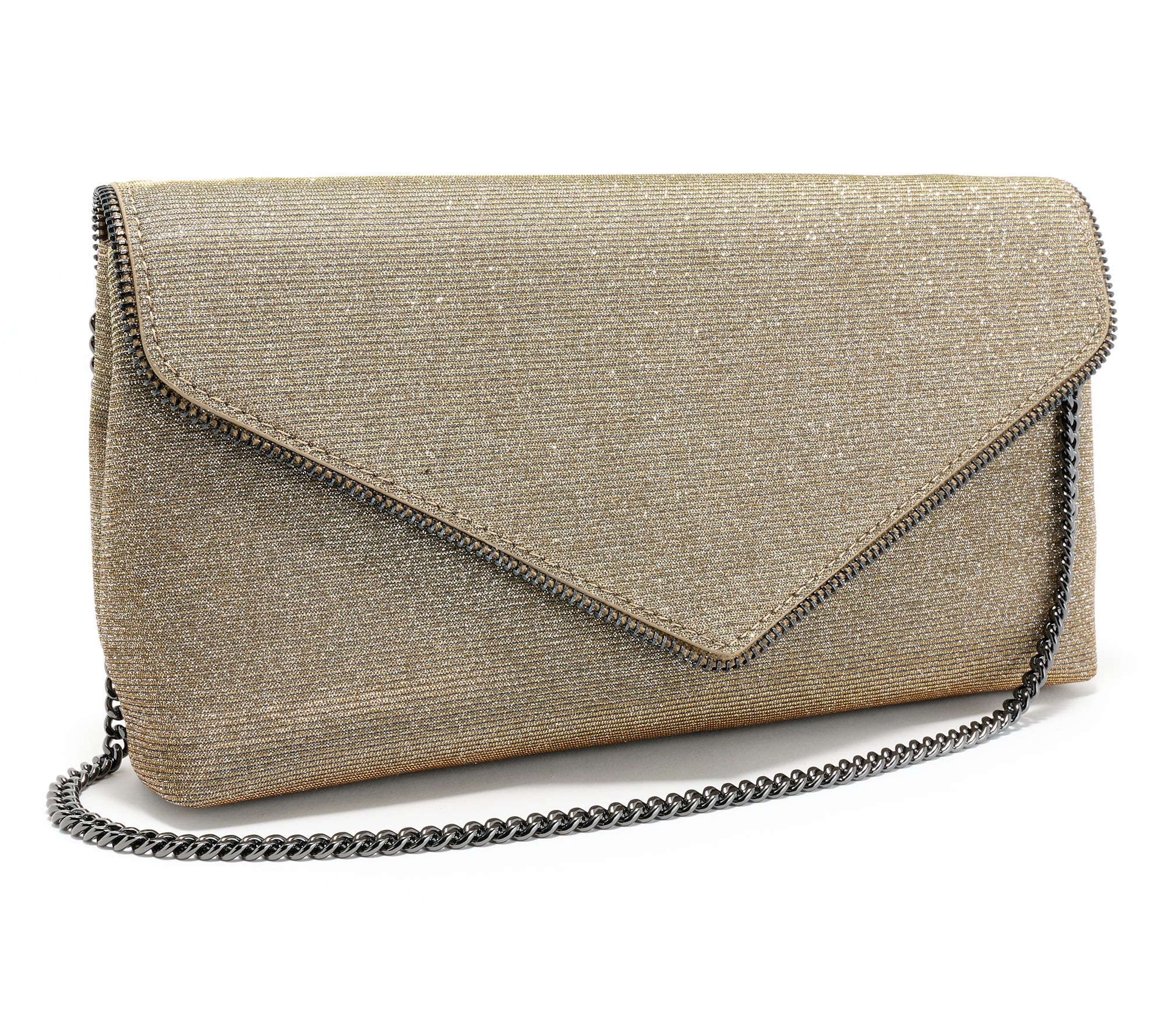 Rebecca Minkoff Envelope Zip Clutch with Crossbody Strap