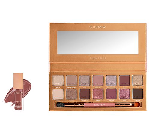 Sigma Beauty New Mod Eye Shadow Palette with Ne Mod Lip Cream