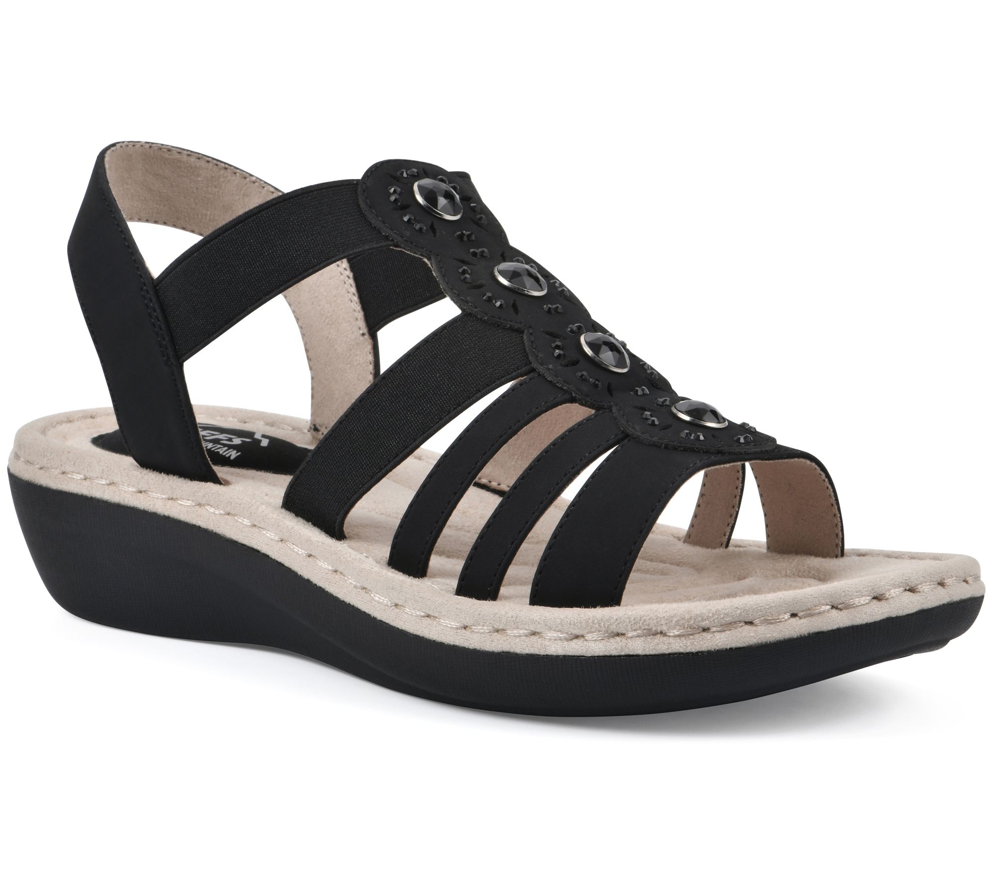 Cliffs by White Mountain Comfort Wedge SandalsCamryn