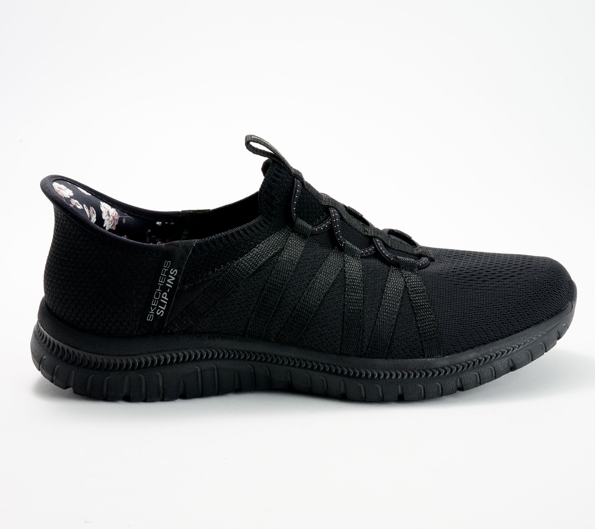 Black fashion sketchers sneakers