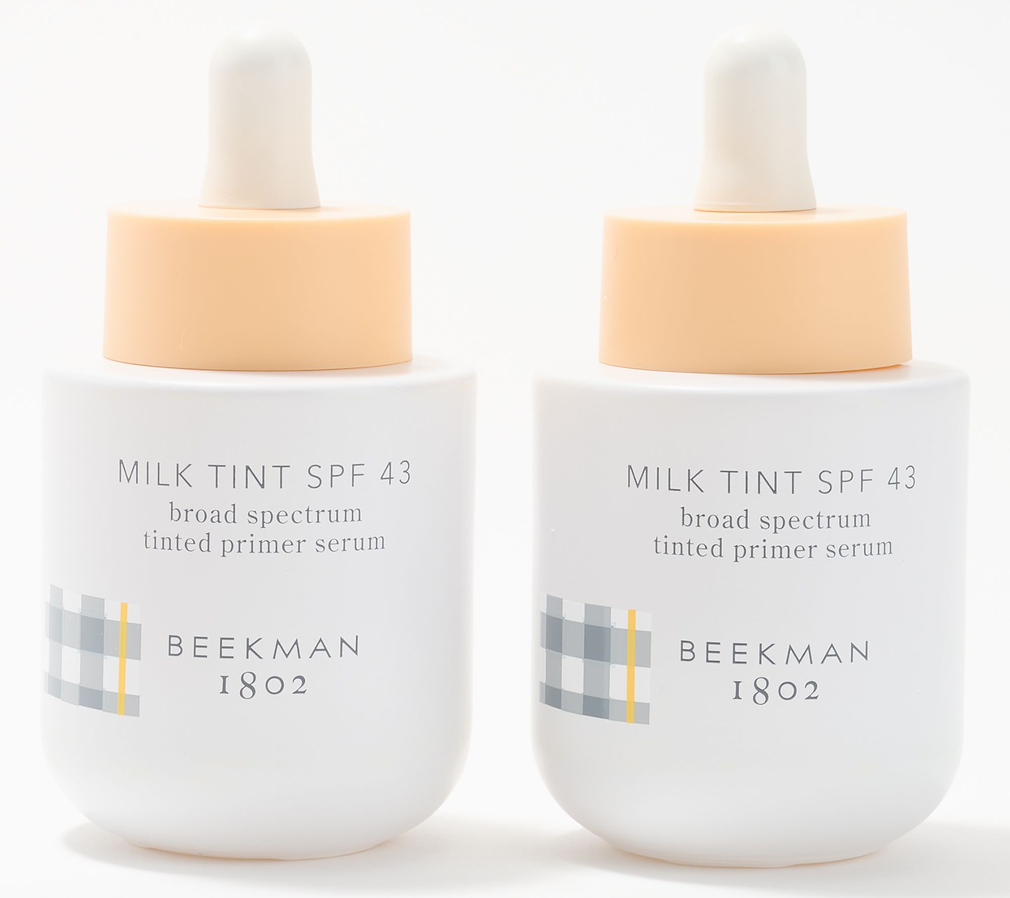 Beekman 1802 Milk Tint SPF Facial Primer Serum Duo