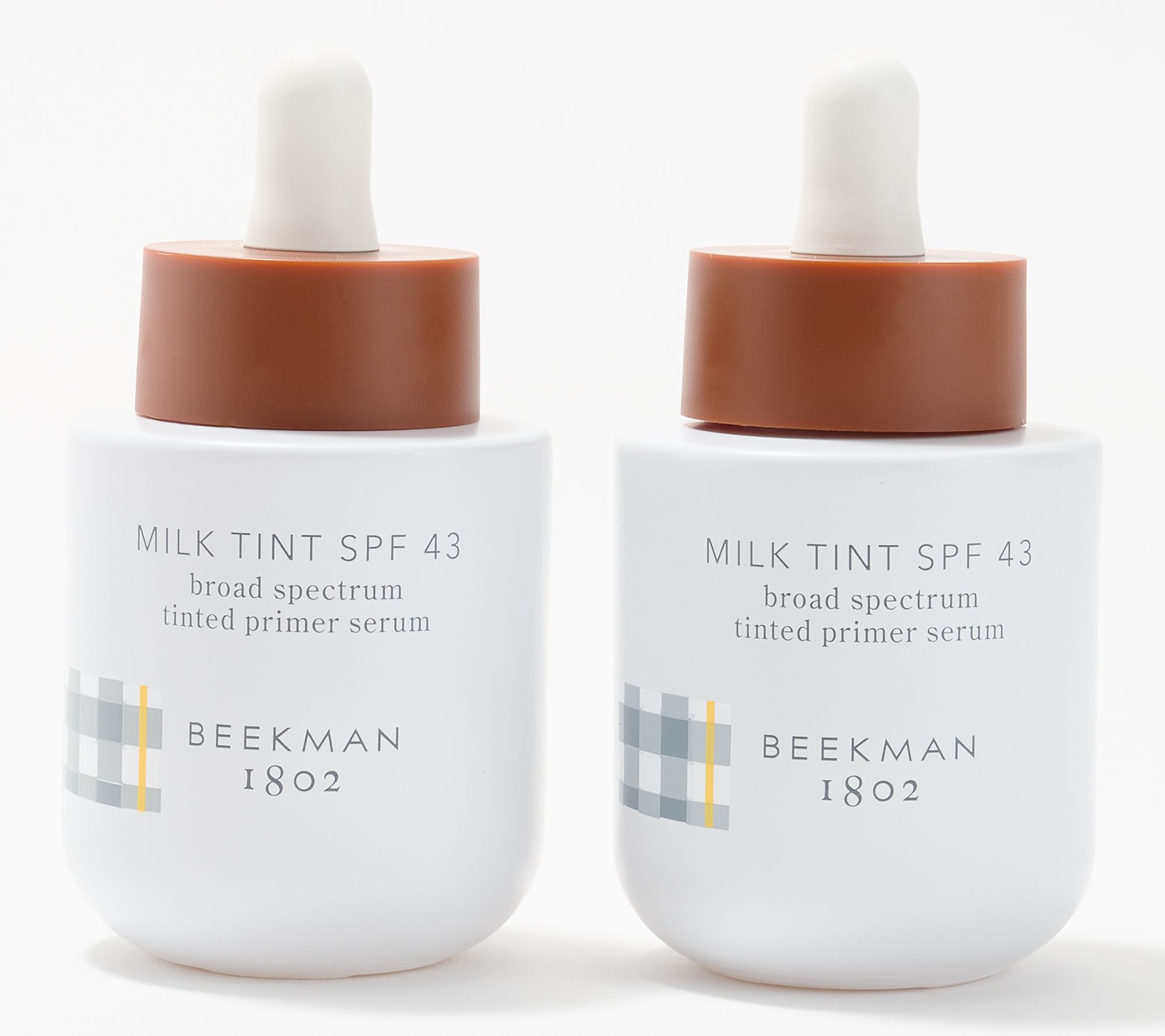 Beekman 1802 Milk Tint SPF Facial Primer Serum Duo