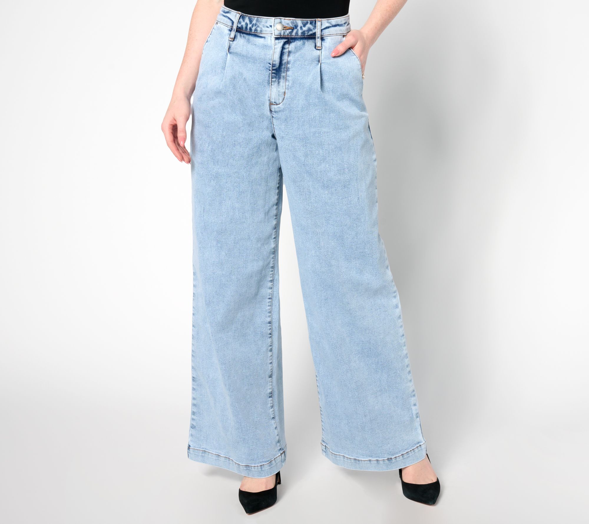 "As Is" BEAUTIFUL by Lawrence Zarian Petite Trouser Jean