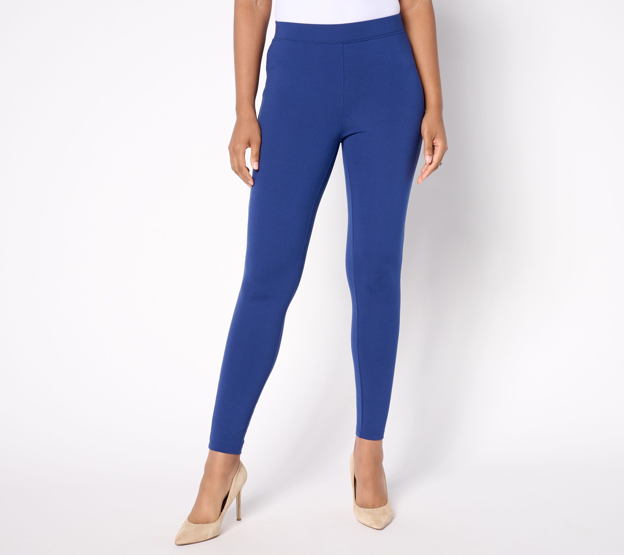 Women with Control Regular Pull On Luxe Ponte Leggings
