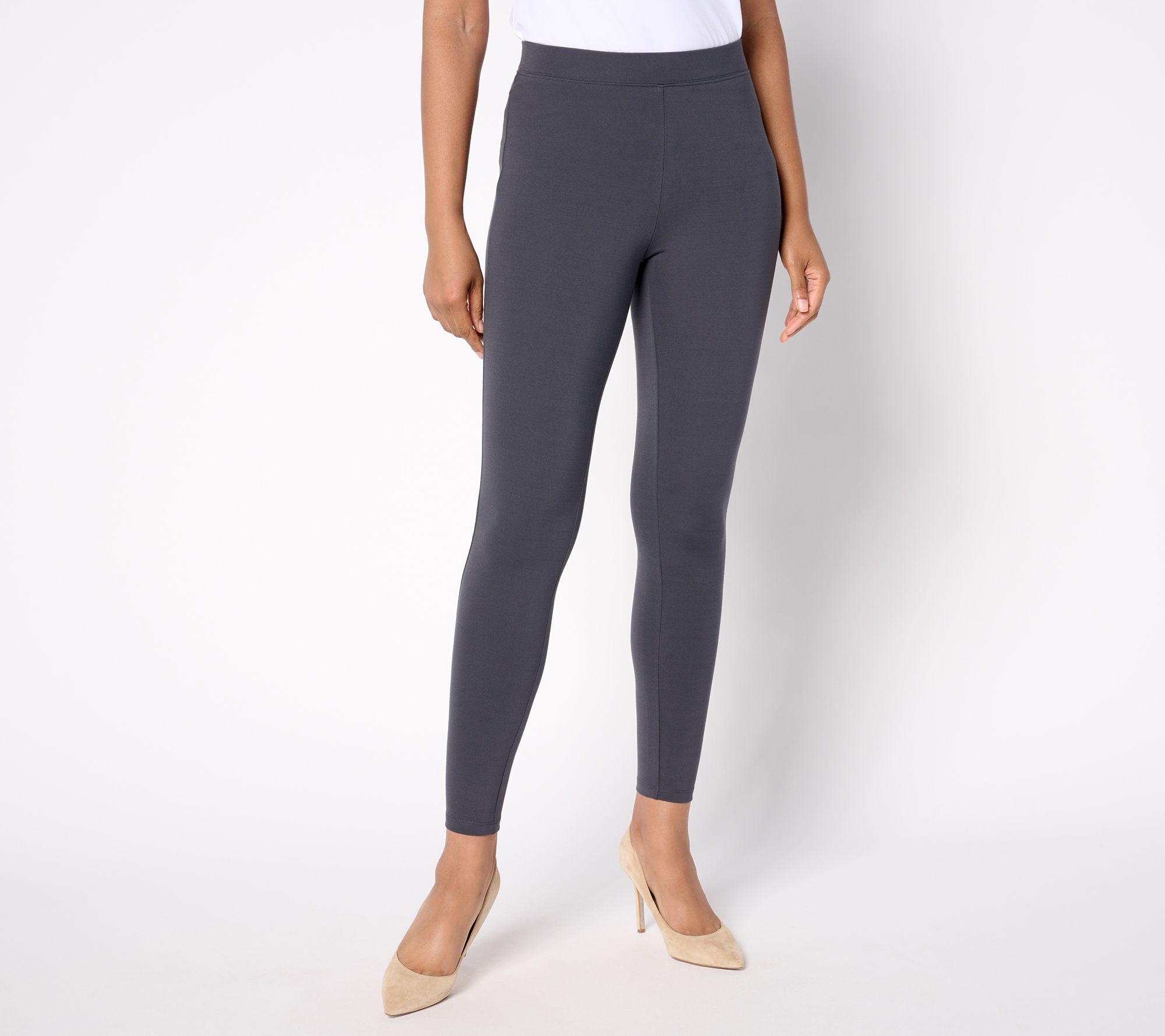 Women with Control Regular Pull On Luxe Ponte Leggings