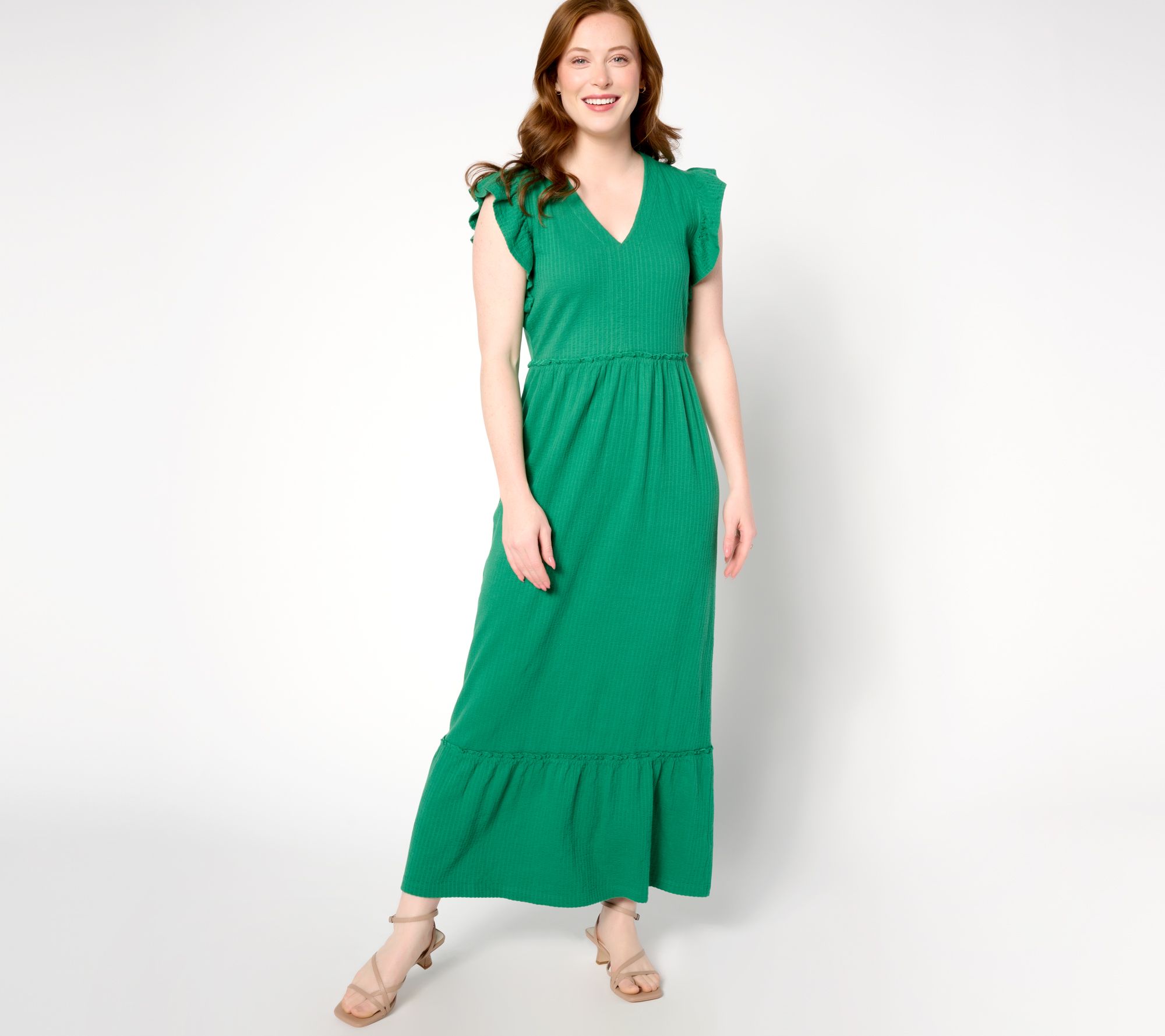 "As Is" AnyBody Petite Daydreamer Knit Maxi Dress