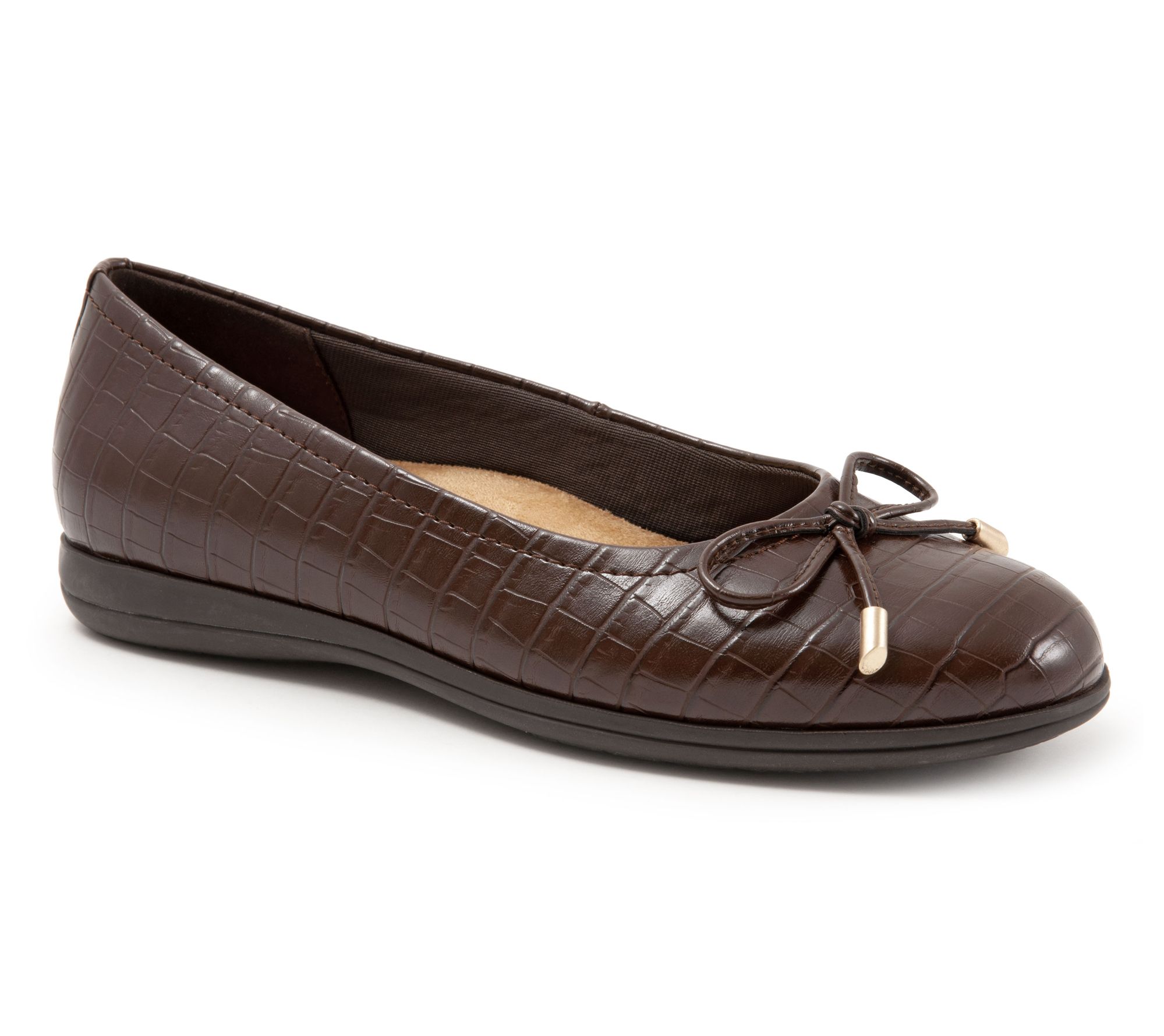 Trotters Dellis Leather Slip On Flat