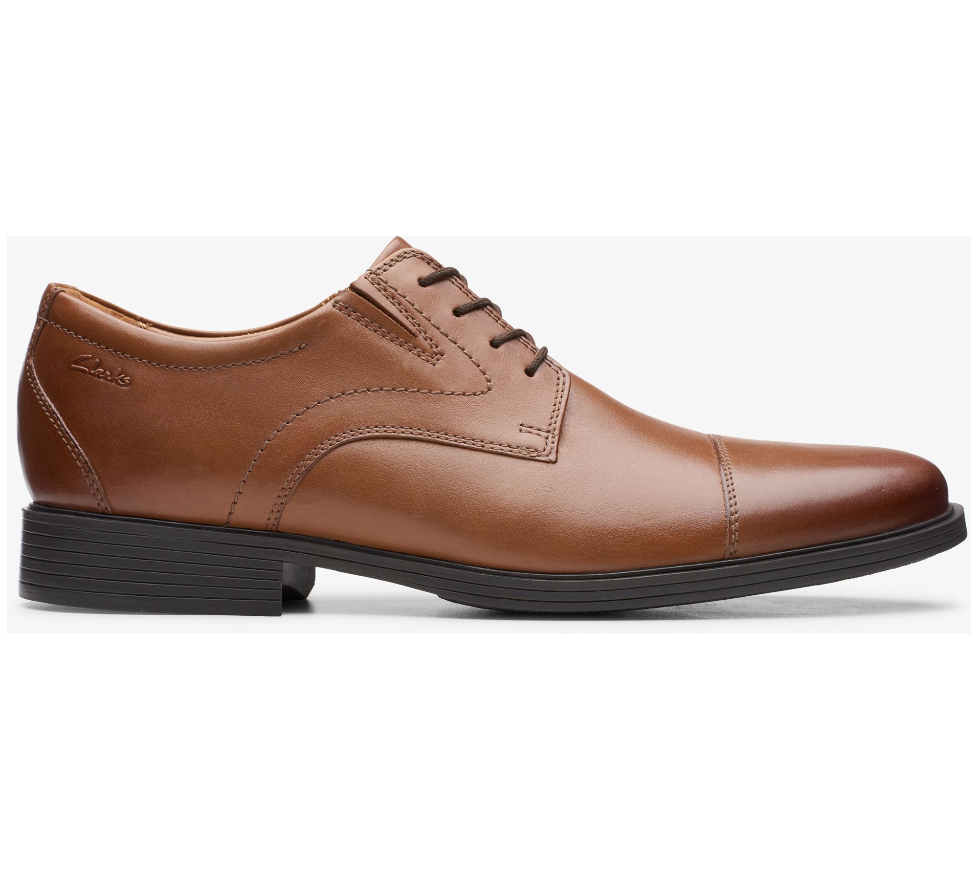 Clarks Men's Collection Leather Dress Shoe- Whiddon Cap