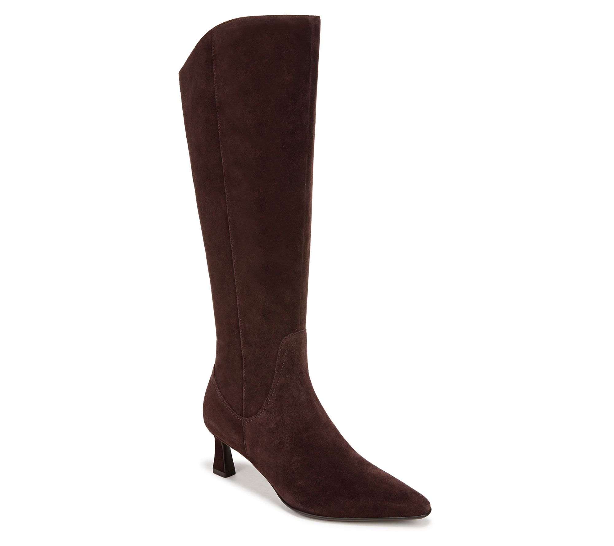 Naturalizer Knee High Leather Boots - Deesha Extra Wide Calf