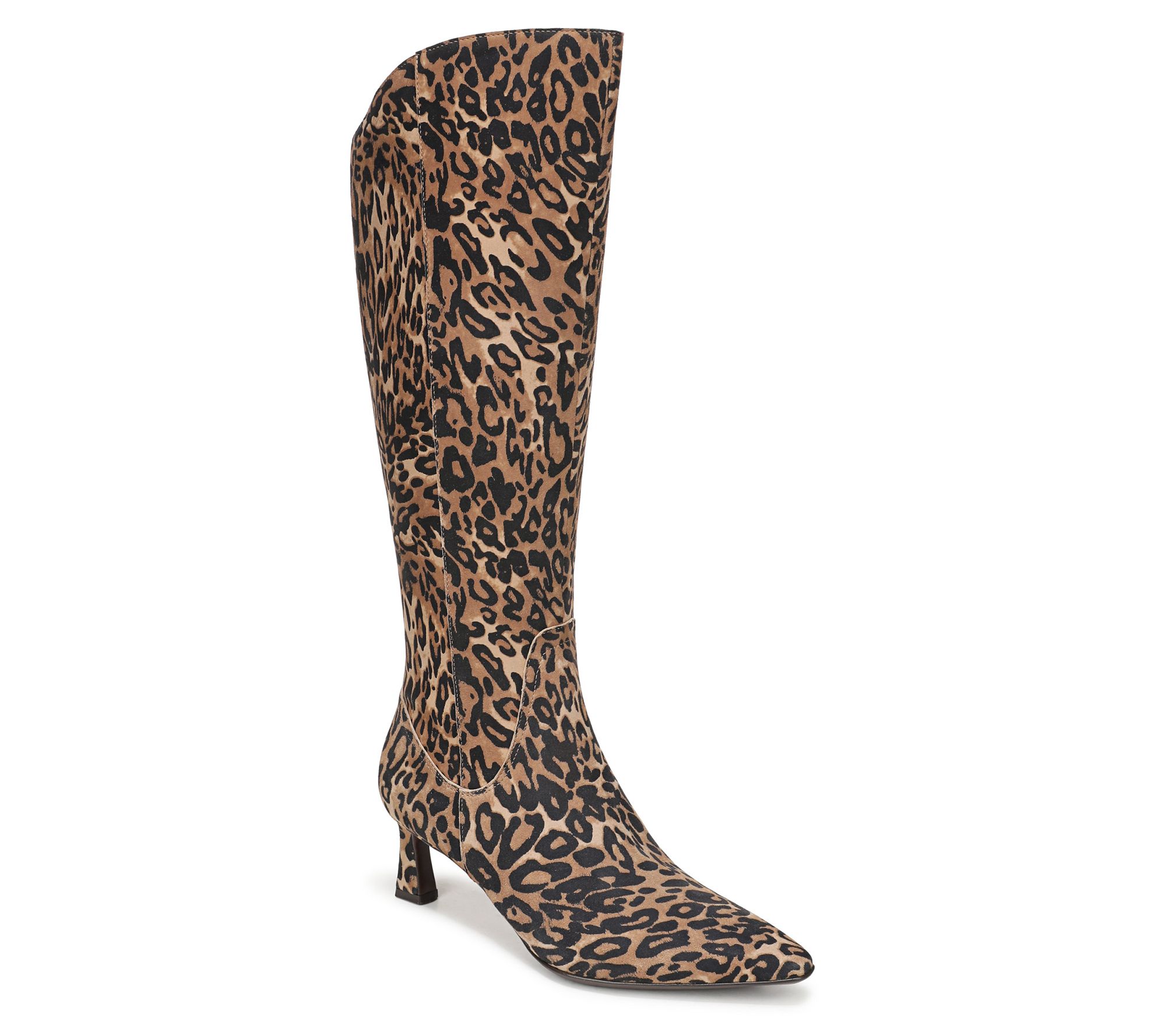 Naturalizer Knee High Leather Boots - Deesha Extra Wide Calf